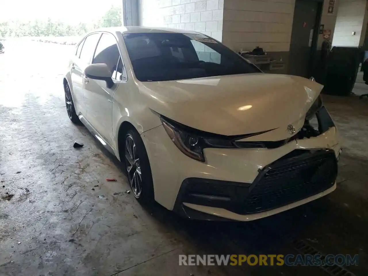 1 Photograph of a damaged car JTDS4MCE7MJ069215 TOYOTA COROLLA 2021