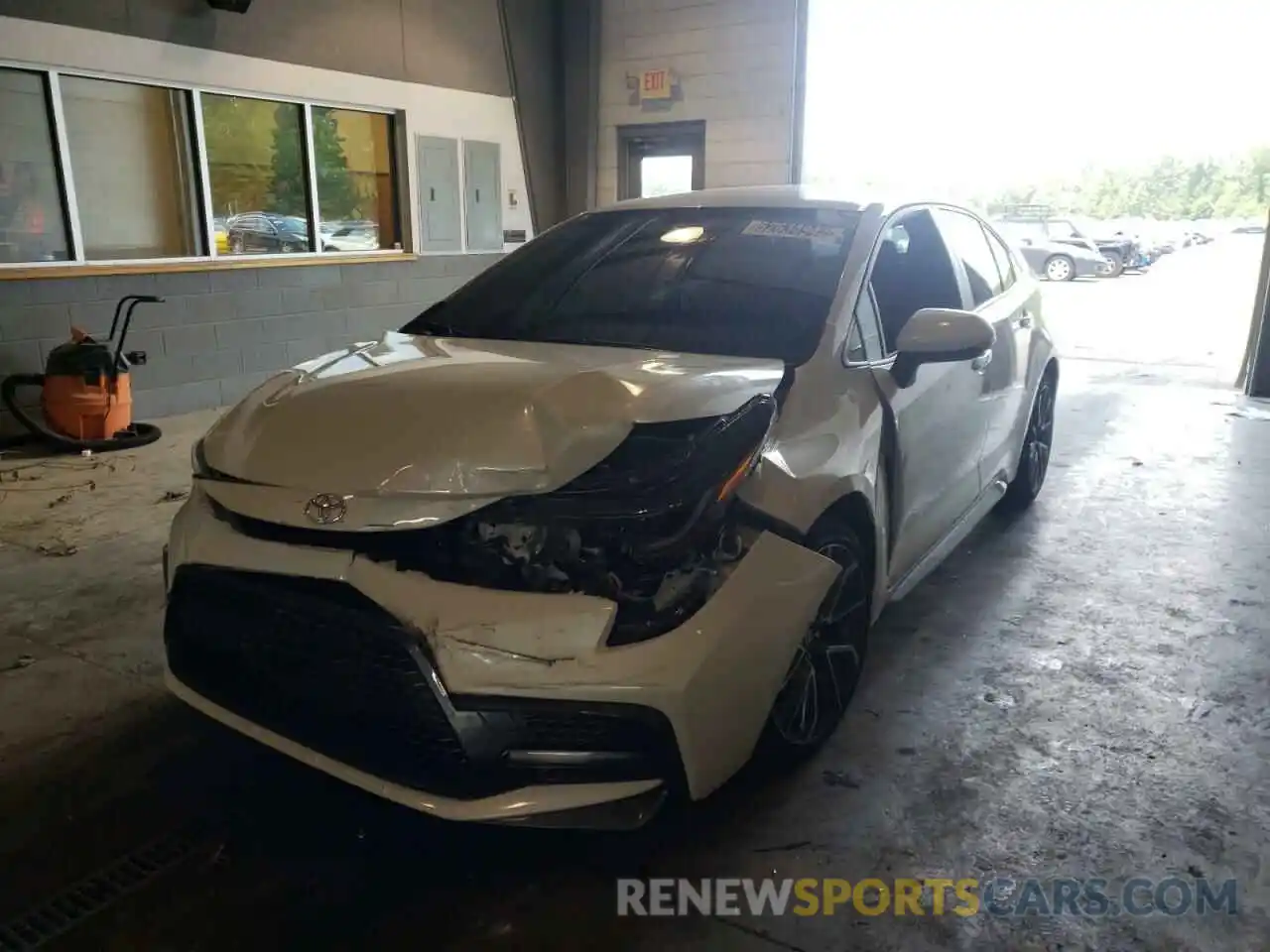 2 Photograph of a damaged car JTDS4MCE7MJ069215 TOYOTA COROLLA 2021