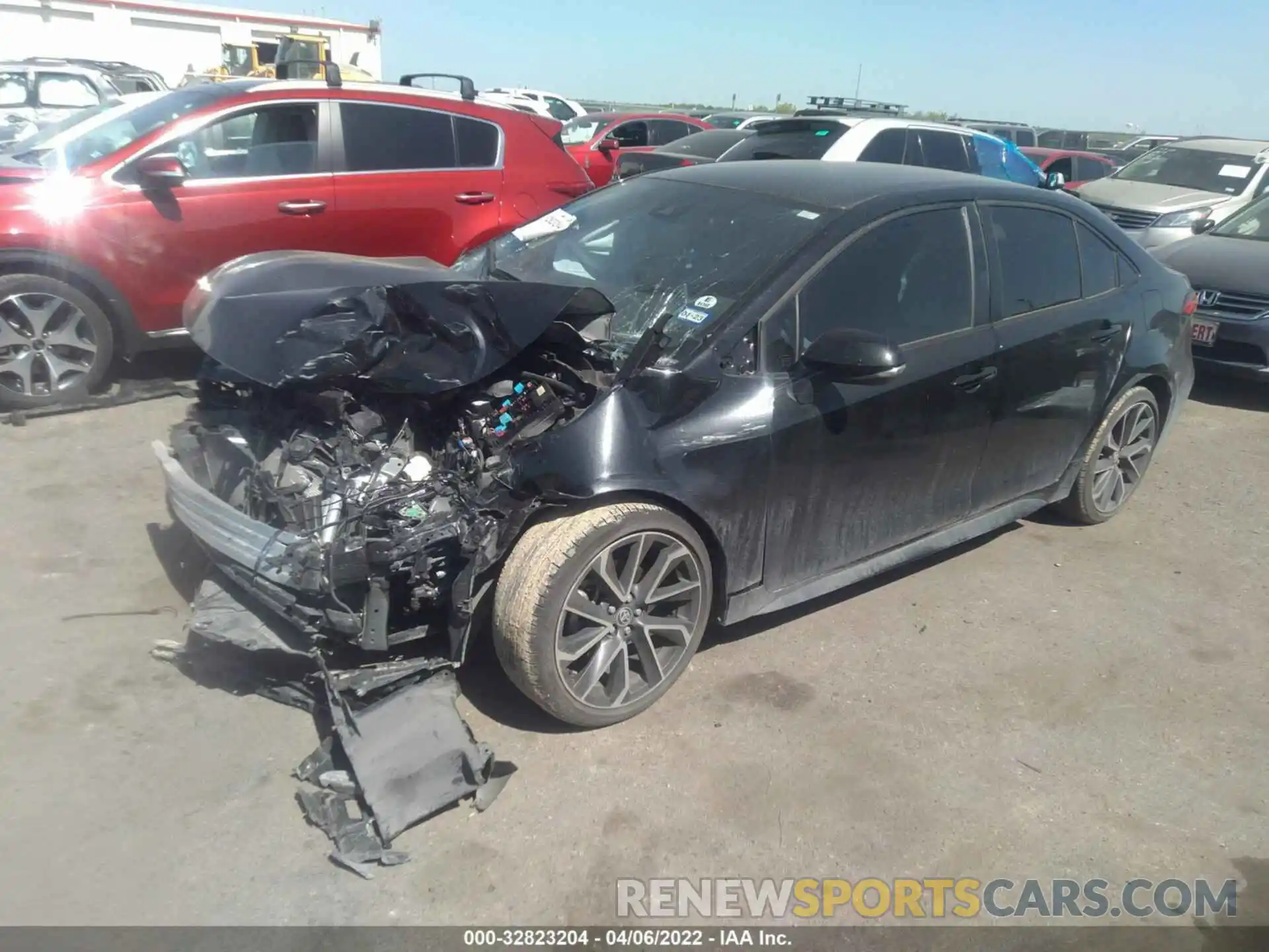 2 Photograph of a damaged car JTDS4MCE7MJ069943 TOYOTA COROLLA 2021