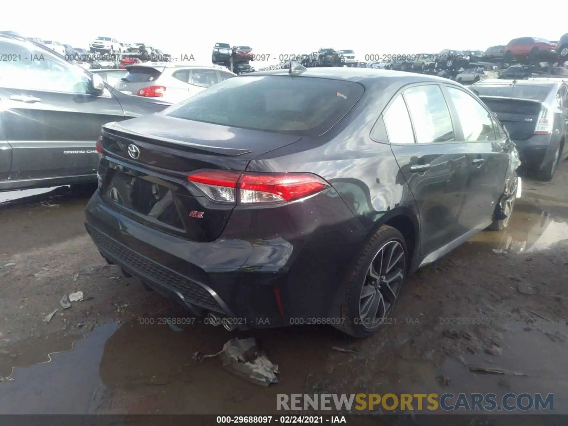 4 Photograph of a damaged car JTDS4MCE7MJ071076 TOYOTA COROLLA 2021