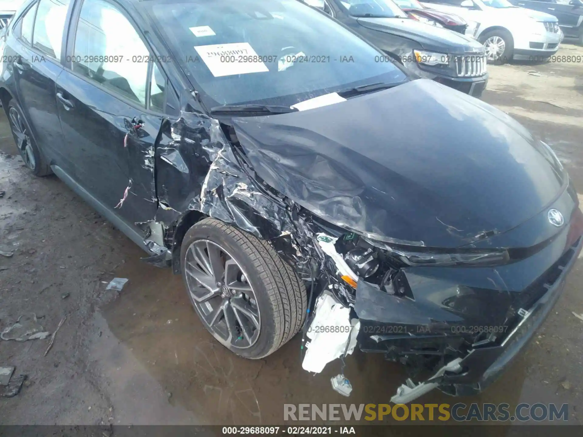 6 Photograph of a damaged car JTDS4MCE7MJ071076 TOYOTA COROLLA 2021