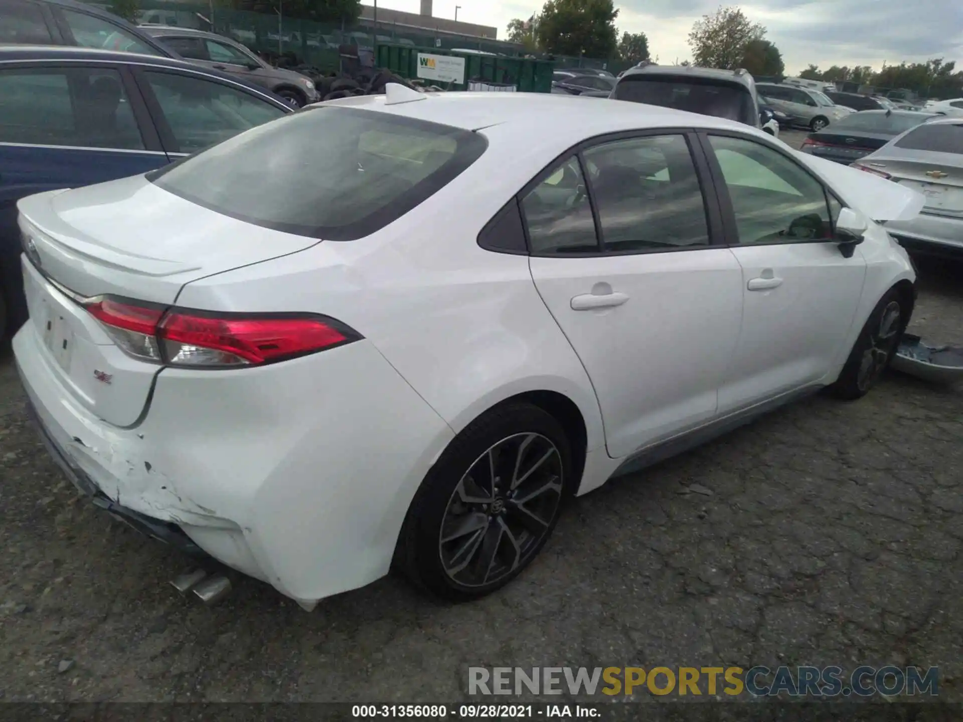 4 Photograph of a damaged car JTDS4MCE7MJ071093 TOYOTA COROLLA 2021