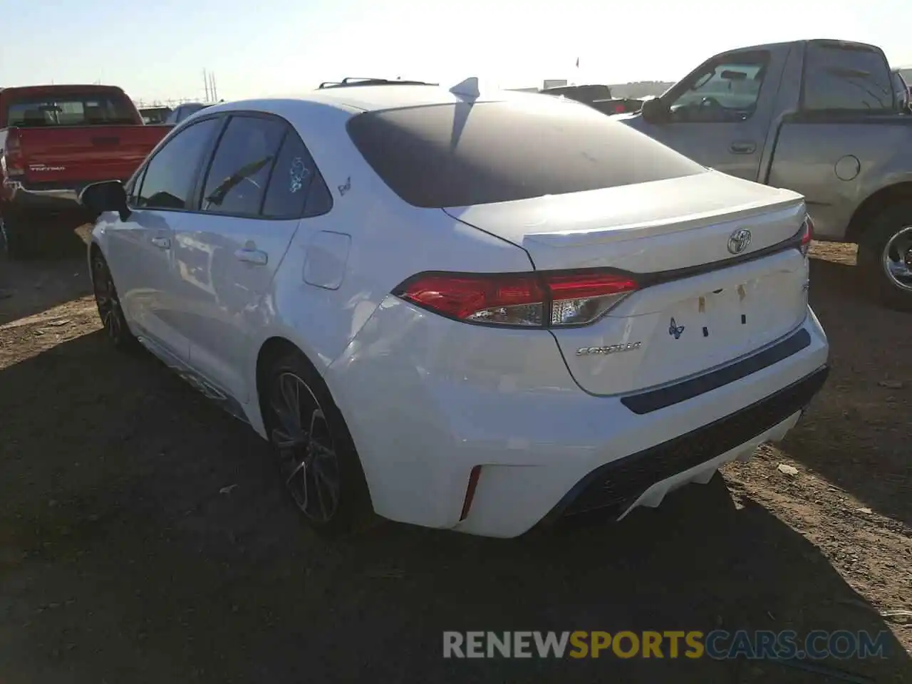 3 Photograph of a damaged car JTDS4MCE7MJ071708 TOYOTA COROLLA 2021