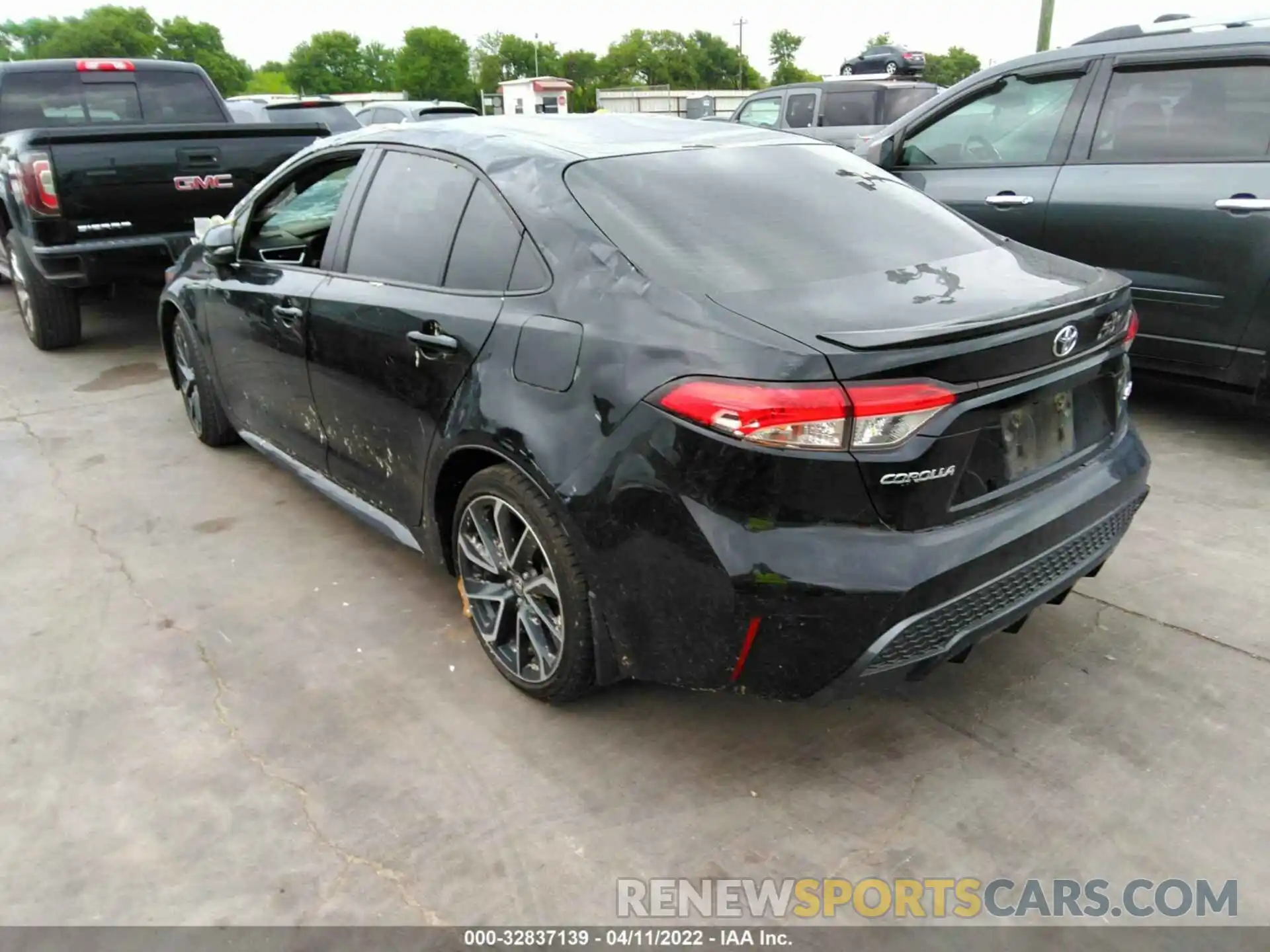 3 Photograph of a damaged car JTDS4MCE7MJ073183 TOYOTA COROLLA 2021