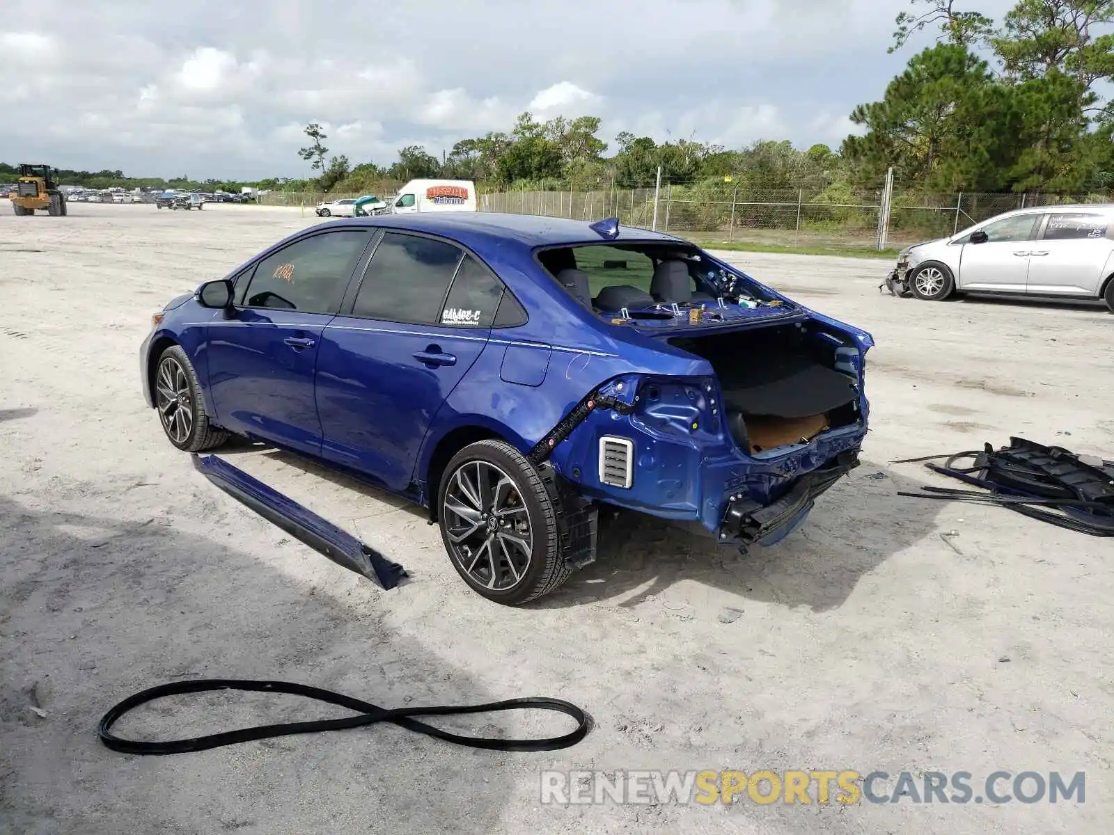 3 Photograph of a damaged car JTDS4MCE7MJ073703 TOYOTA COROLLA 2021