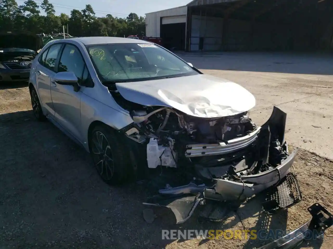 1 Photograph of a damaged car JTDS4MCE7MJ074480 TOYOTA COROLLA 2021