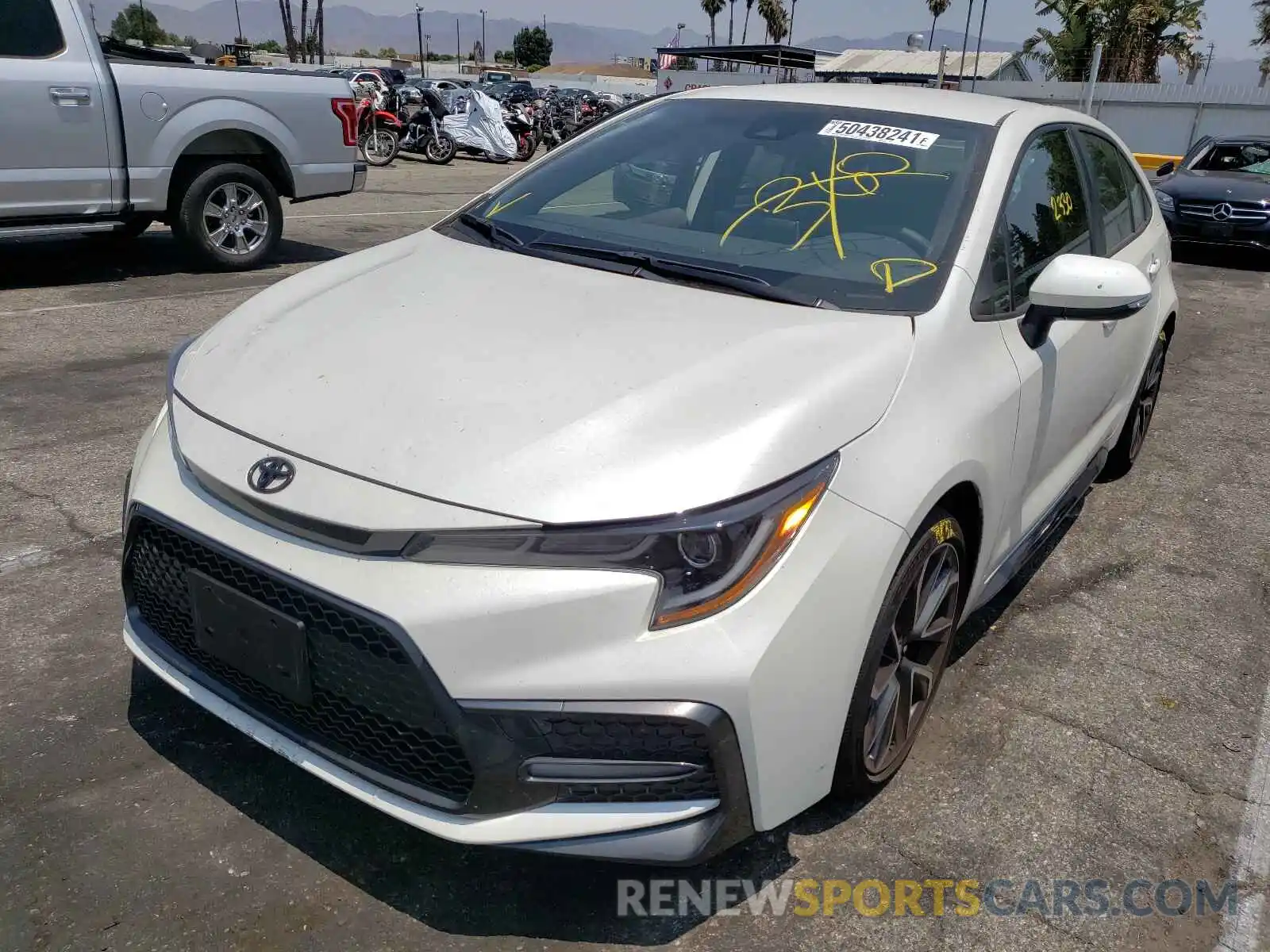 2 Photograph of a damaged car JTDS4MCE7MJ074642 TOYOTA COROLLA 2021