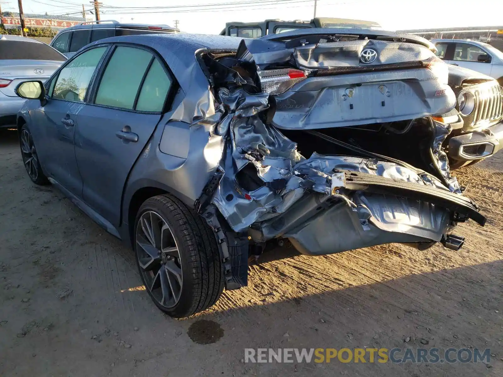 3 Photograph of a damaged car JTDS4MCE7MJ076729 TOYOTA COROLLA 2021