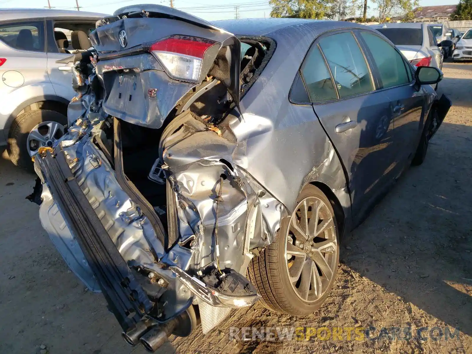 4 Photograph of a damaged car JTDS4MCE7MJ076729 TOYOTA COROLLA 2021