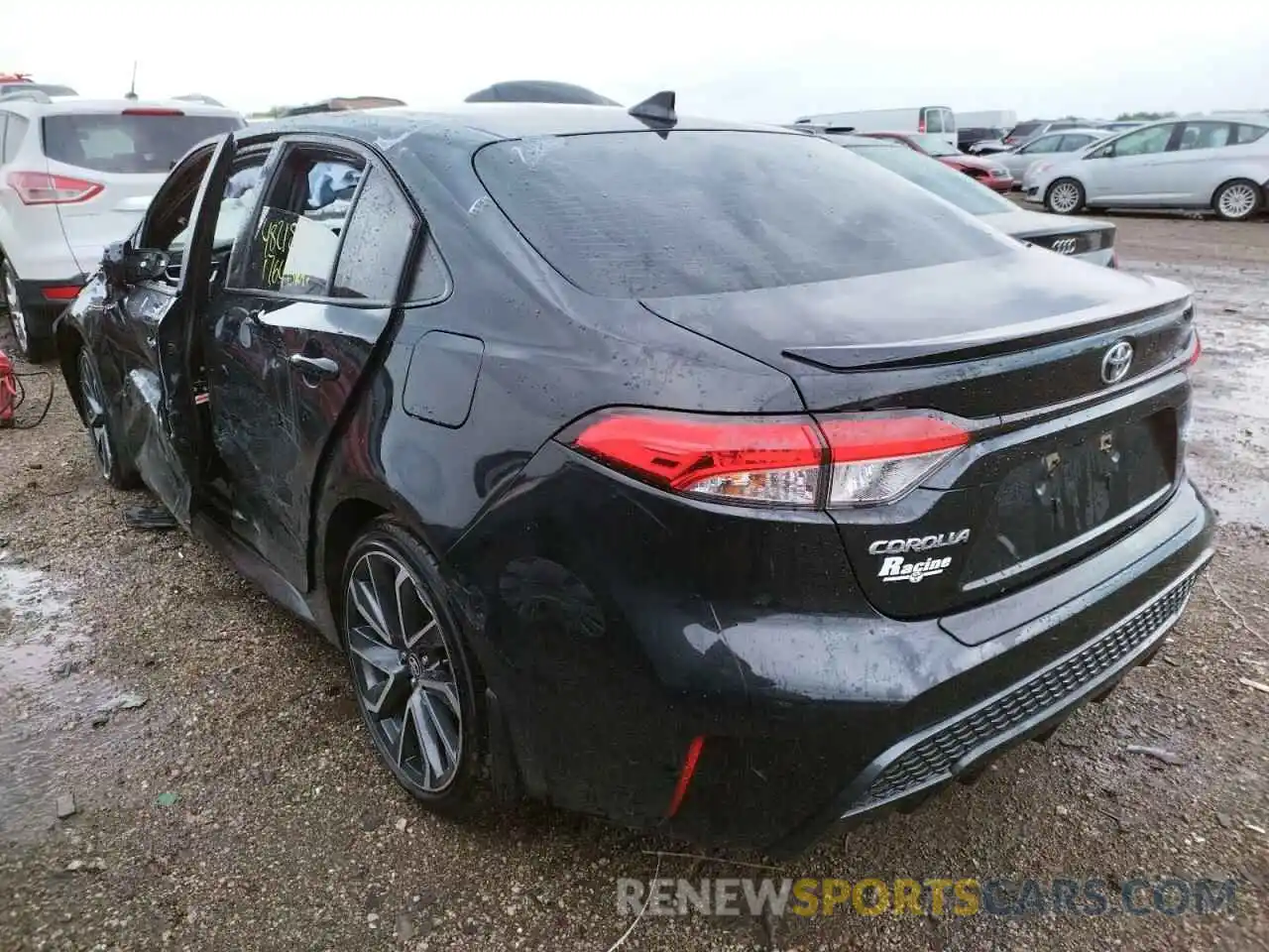 3 Photograph of a damaged car JTDS4MCE7MJ077122 TOYOTA COROLLA 2021