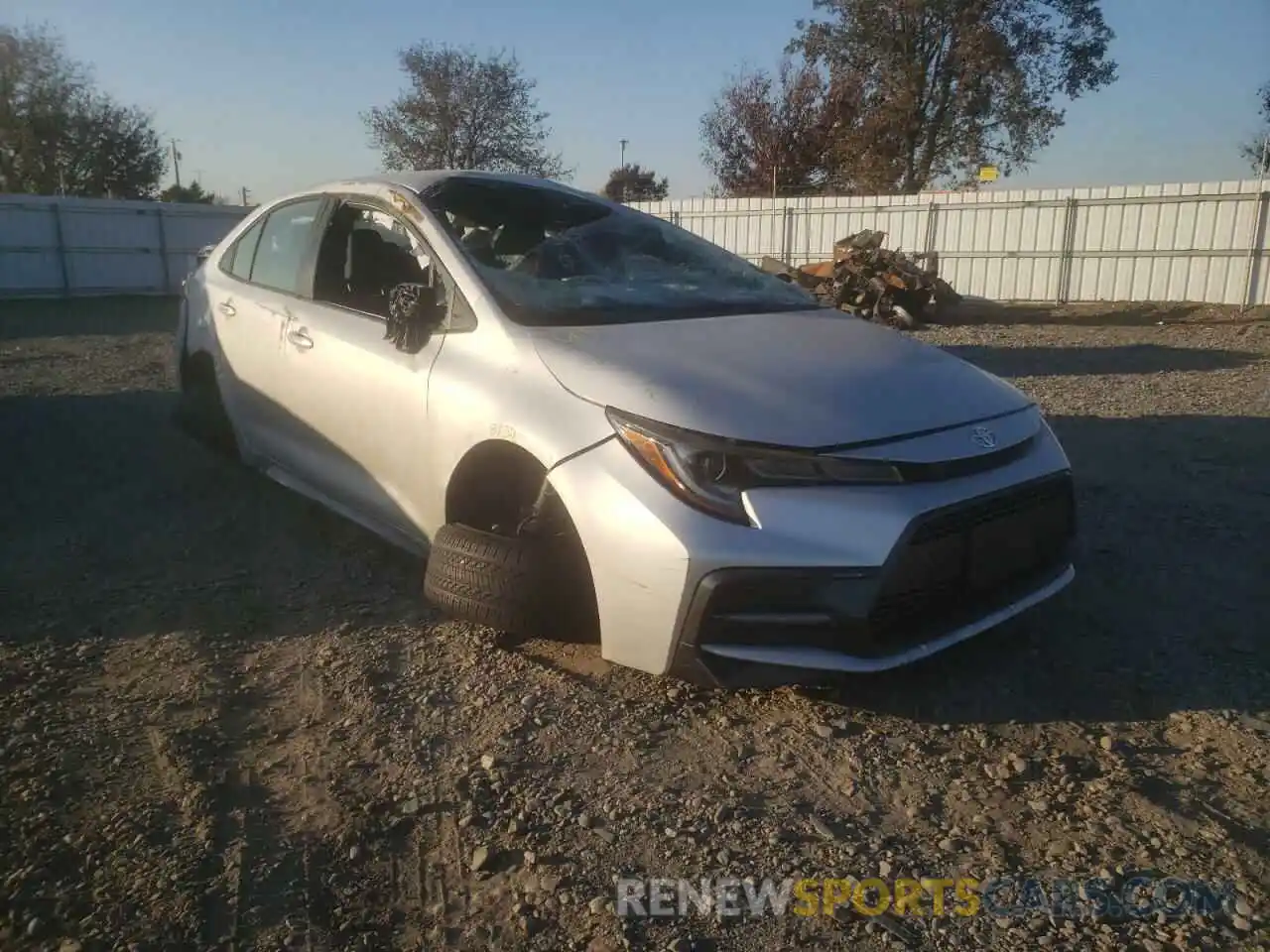 1 Photograph of a damaged car JTDS4MCE7MJ077265 TOYOTA COROLLA 2021