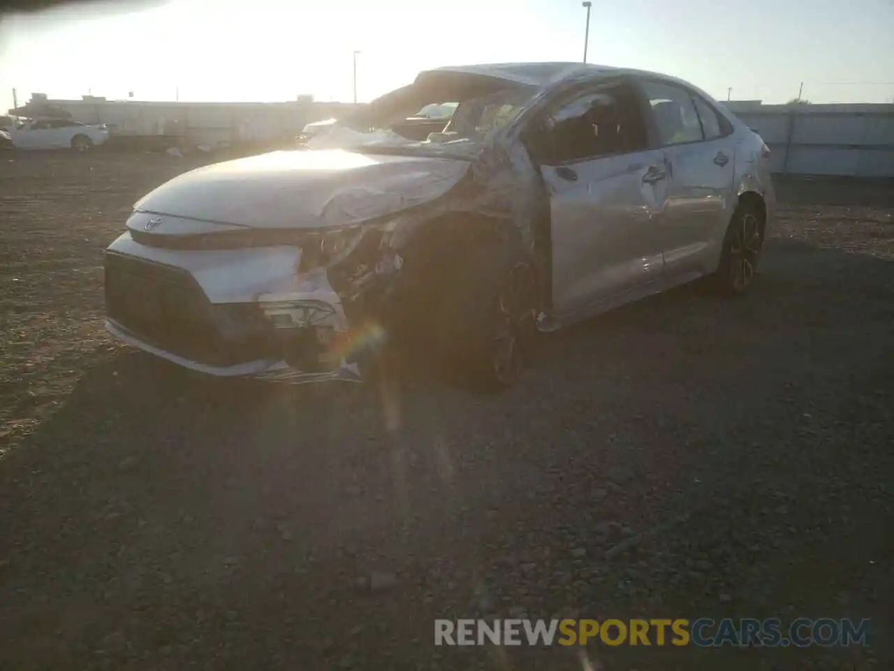 2 Photograph of a damaged car JTDS4MCE7MJ077265 TOYOTA COROLLA 2021