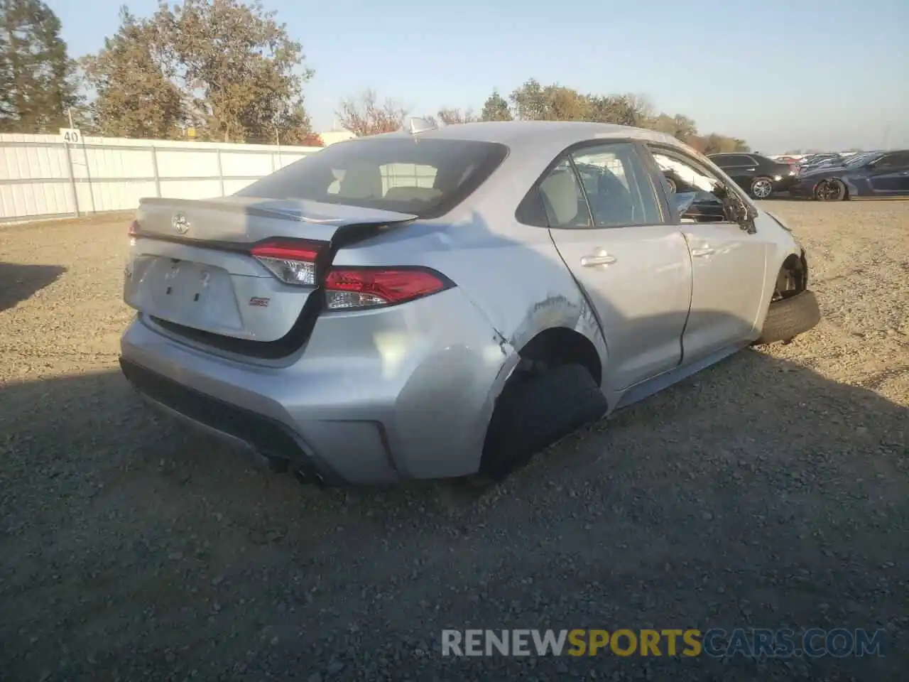 4 Photograph of a damaged car JTDS4MCE7MJ077265 TOYOTA COROLLA 2021