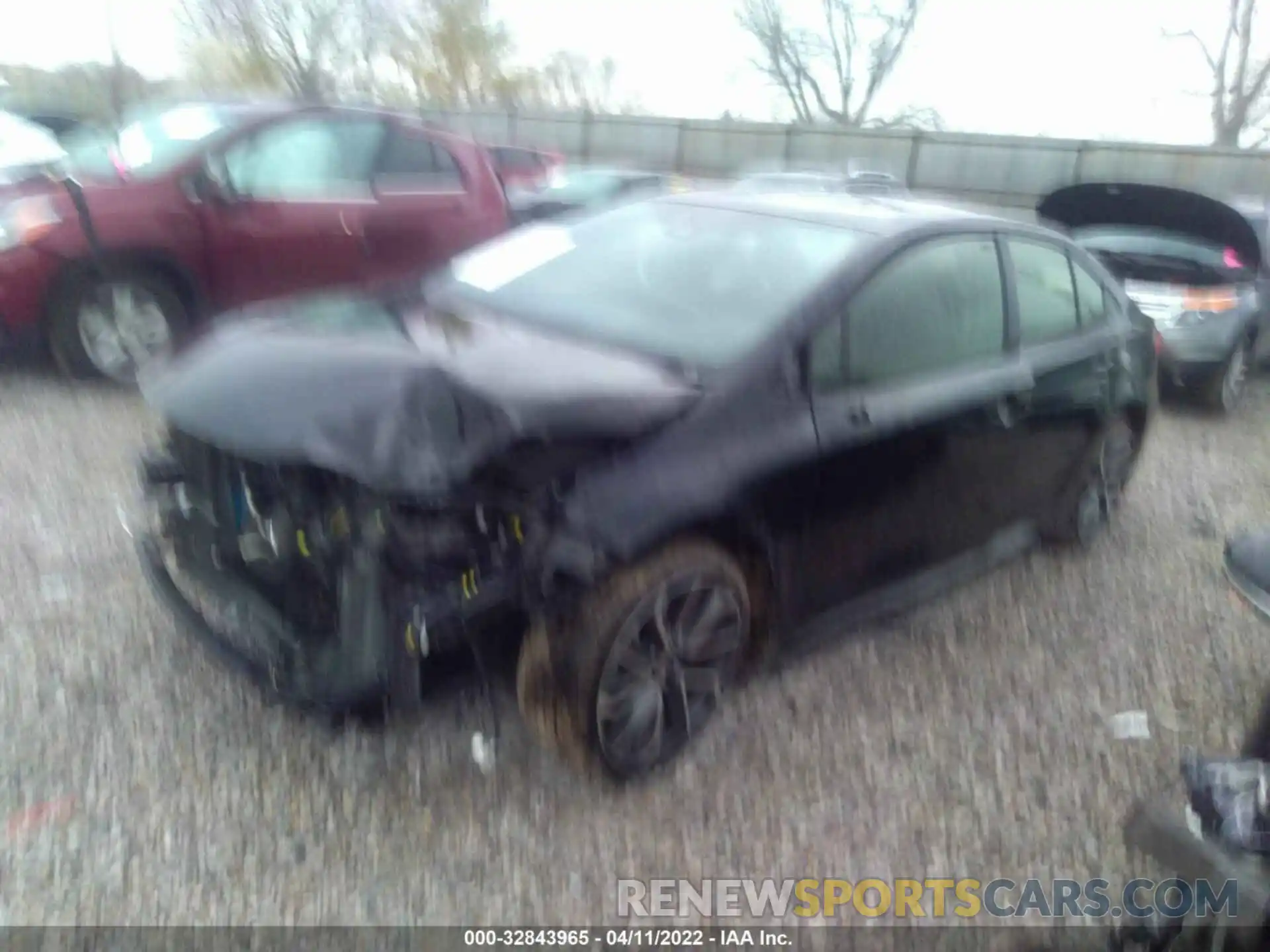 2 Photograph of a damaged car JTDS4MCE7MJ077766 TOYOTA COROLLA 2021