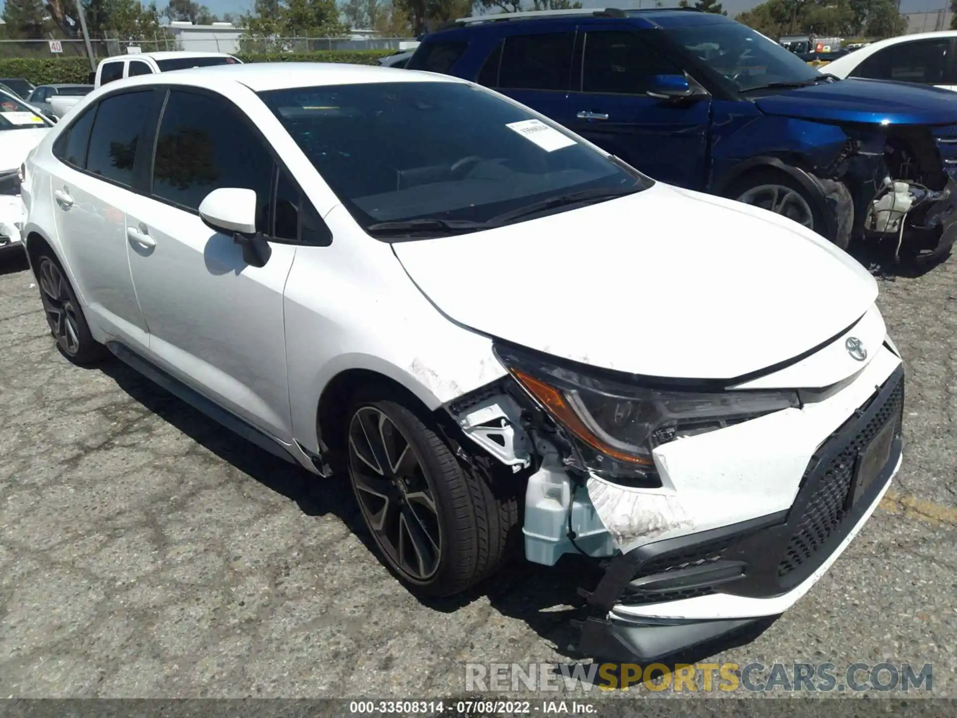 1 Photograph of a damaged car JTDS4MCE7MJ078741 TOYOTA COROLLA 2021