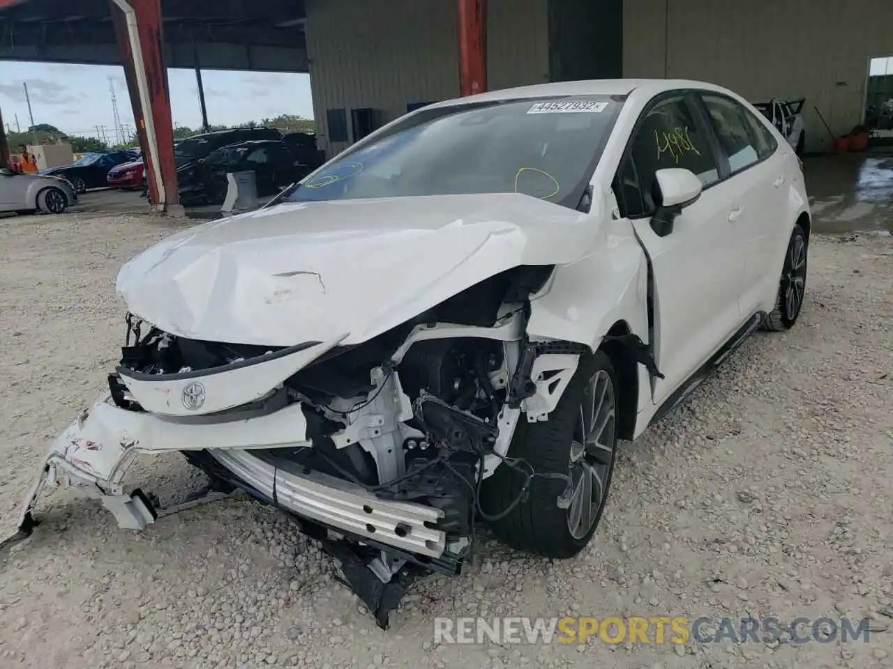 2 Photograph of a damaged car JTDS4MCE7MJ080697 TOYOTA COROLLA 2021