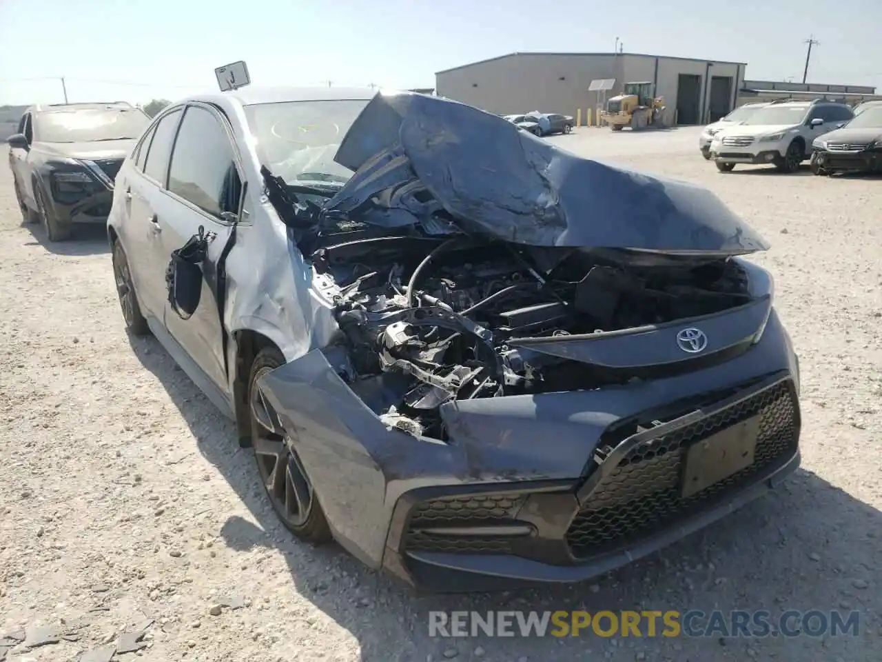 1 Photograph of a damaged car JTDS4MCE8MJ055906 TOYOTA COROLLA 2021