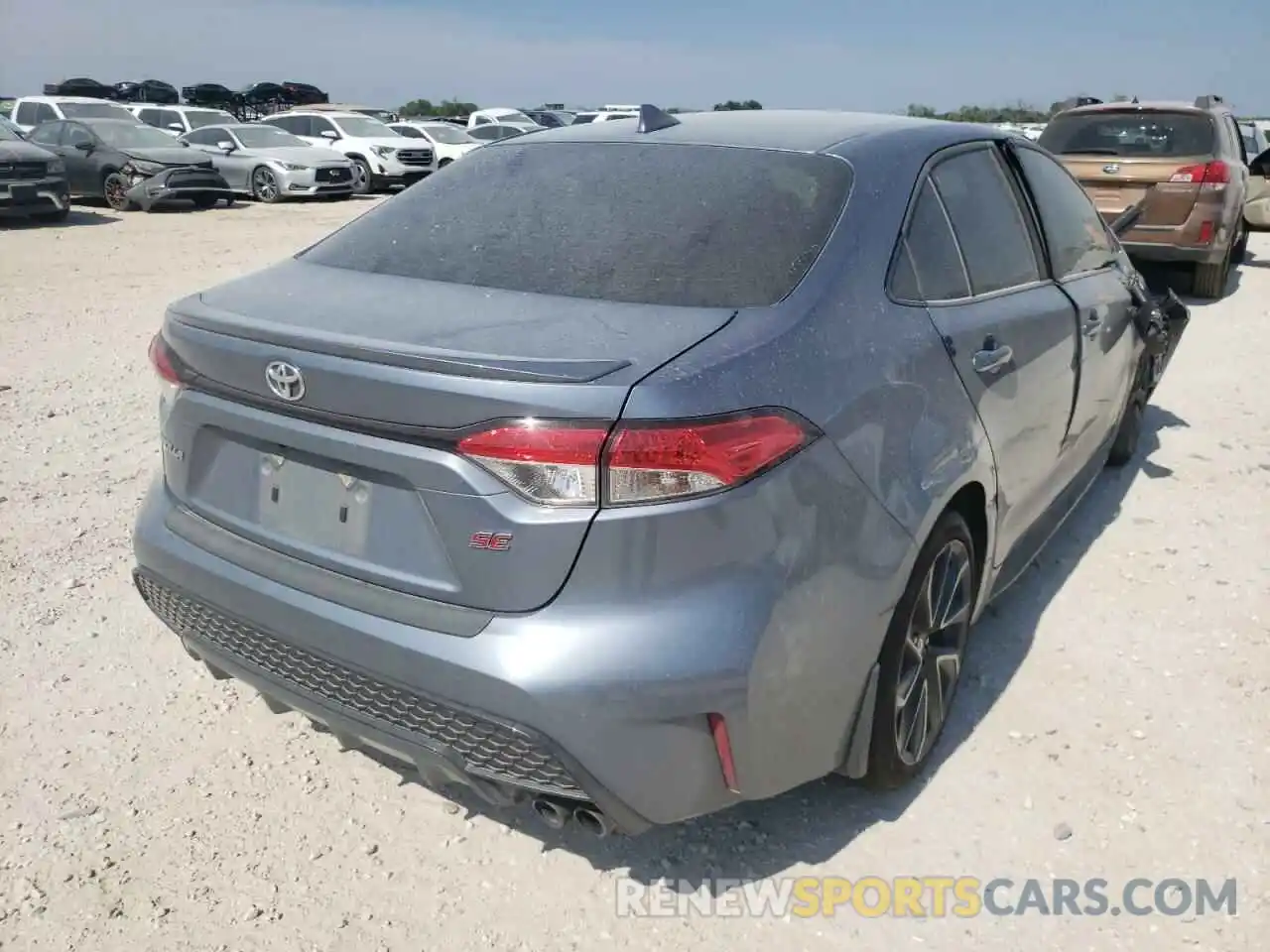 4 Photograph of a damaged car JTDS4MCE8MJ055906 TOYOTA COROLLA 2021