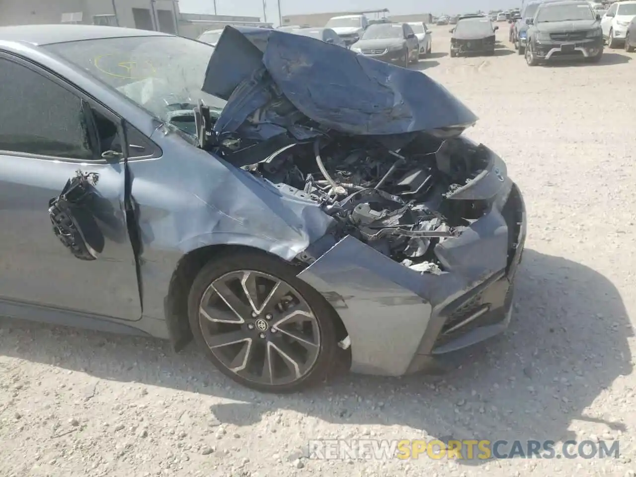 9 Photograph of a damaged car JTDS4MCE8MJ055906 TOYOTA COROLLA 2021