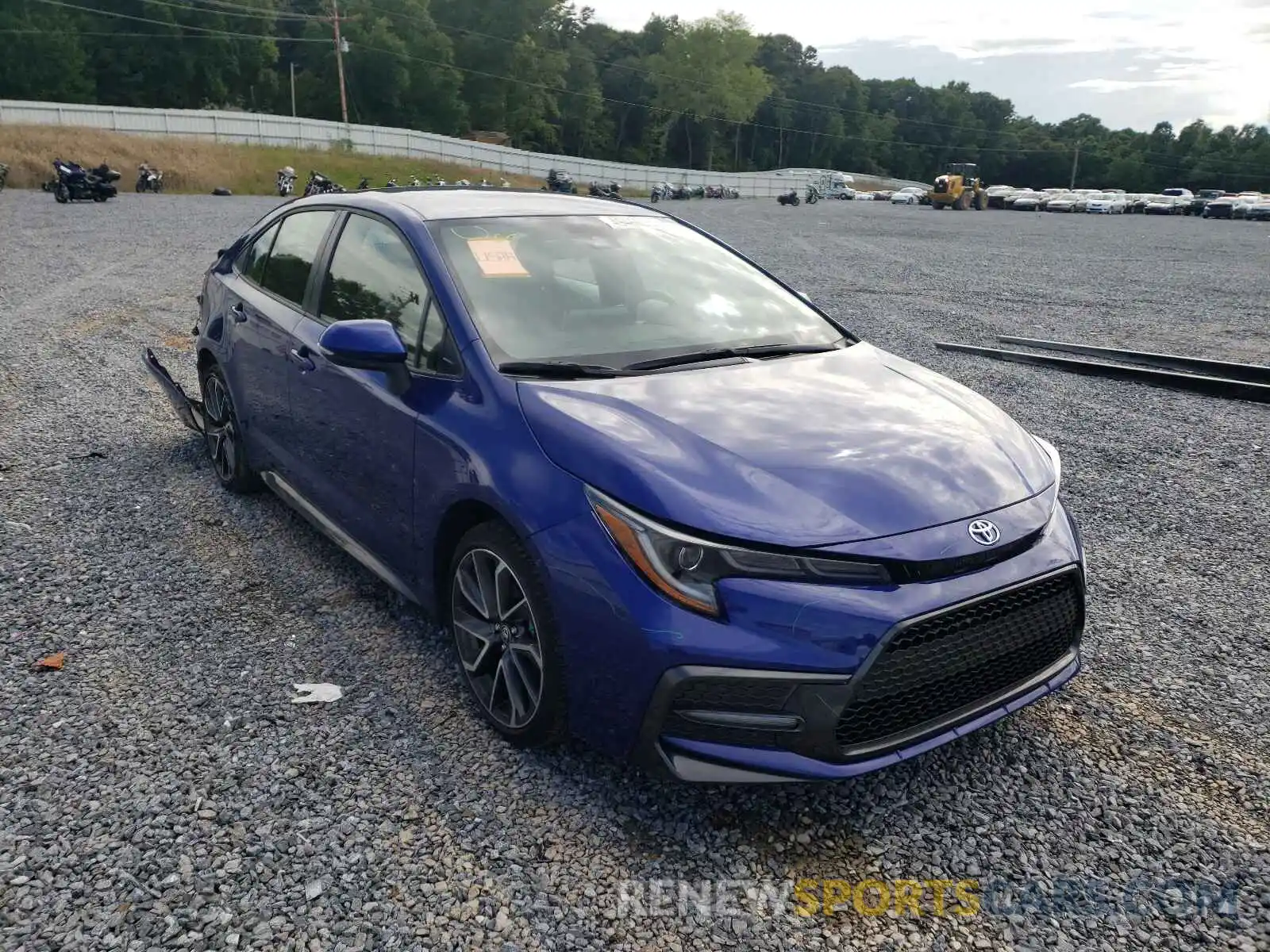 1 Photograph of a damaged car JTDS4MCE8MJ056201 TOYOTA COROLLA 2021