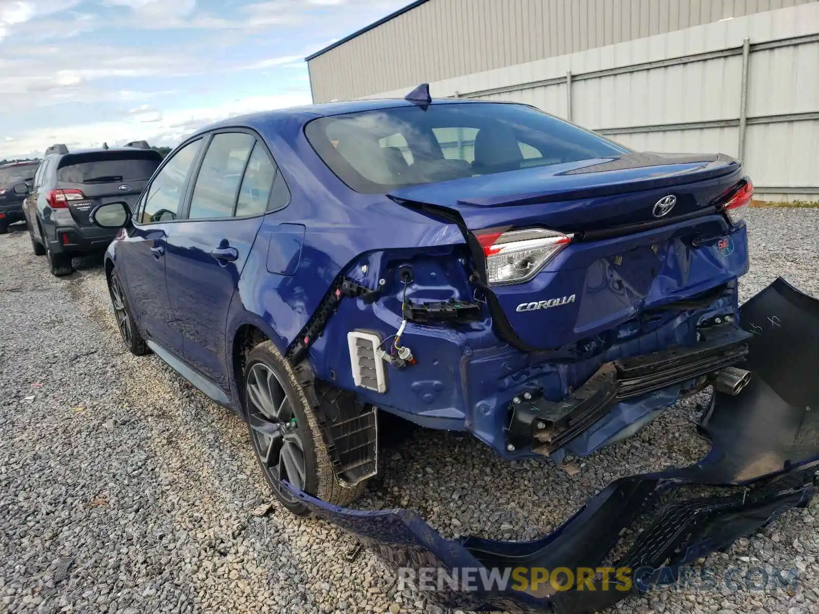 3 Photograph of a damaged car JTDS4MCE8MJ056201 TOYOTA COROLLA 2021