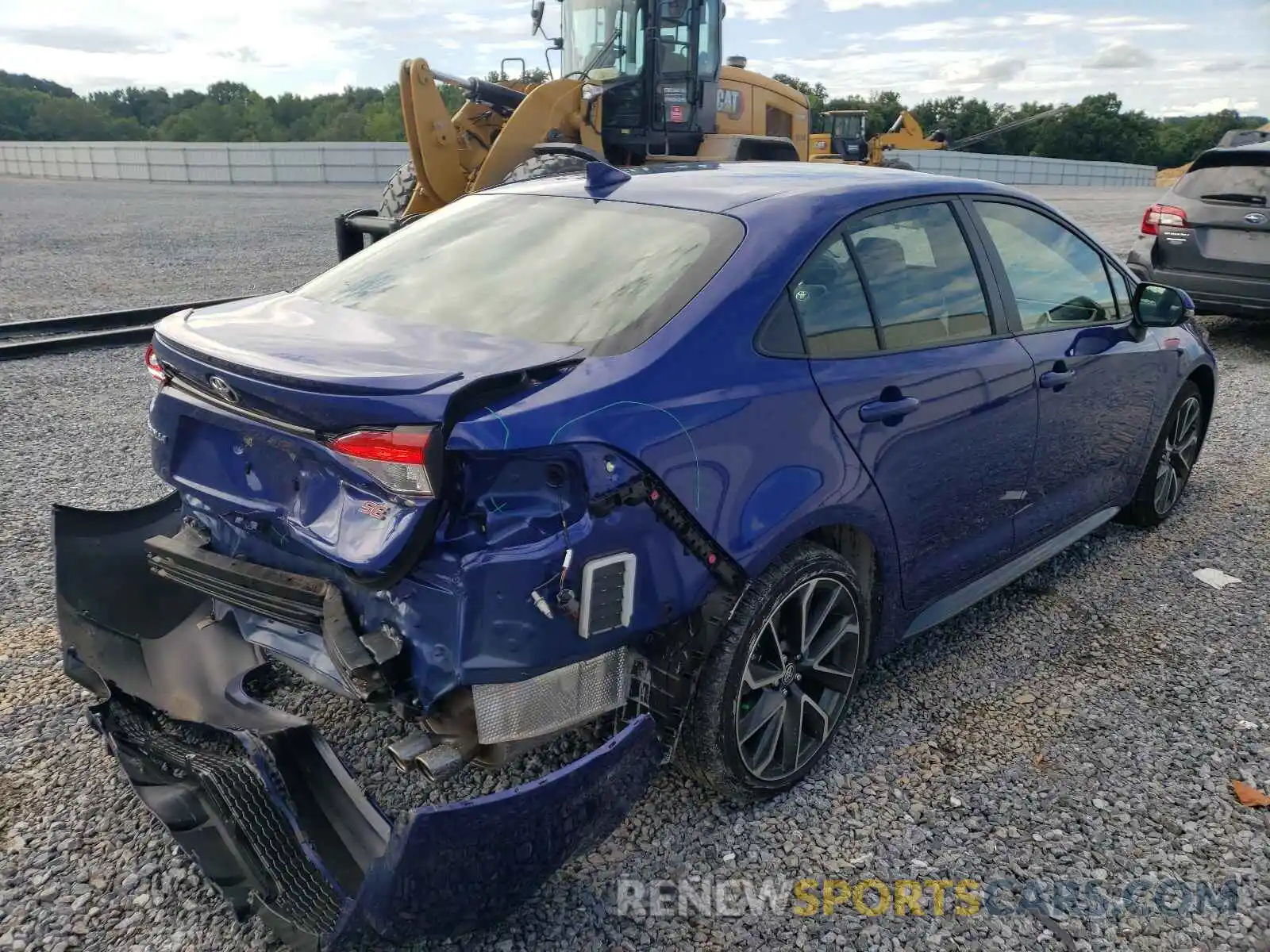 4 Photograph of a damaged car JTDS4MCE8MJ056201 TOYOTA COROLLA 2021