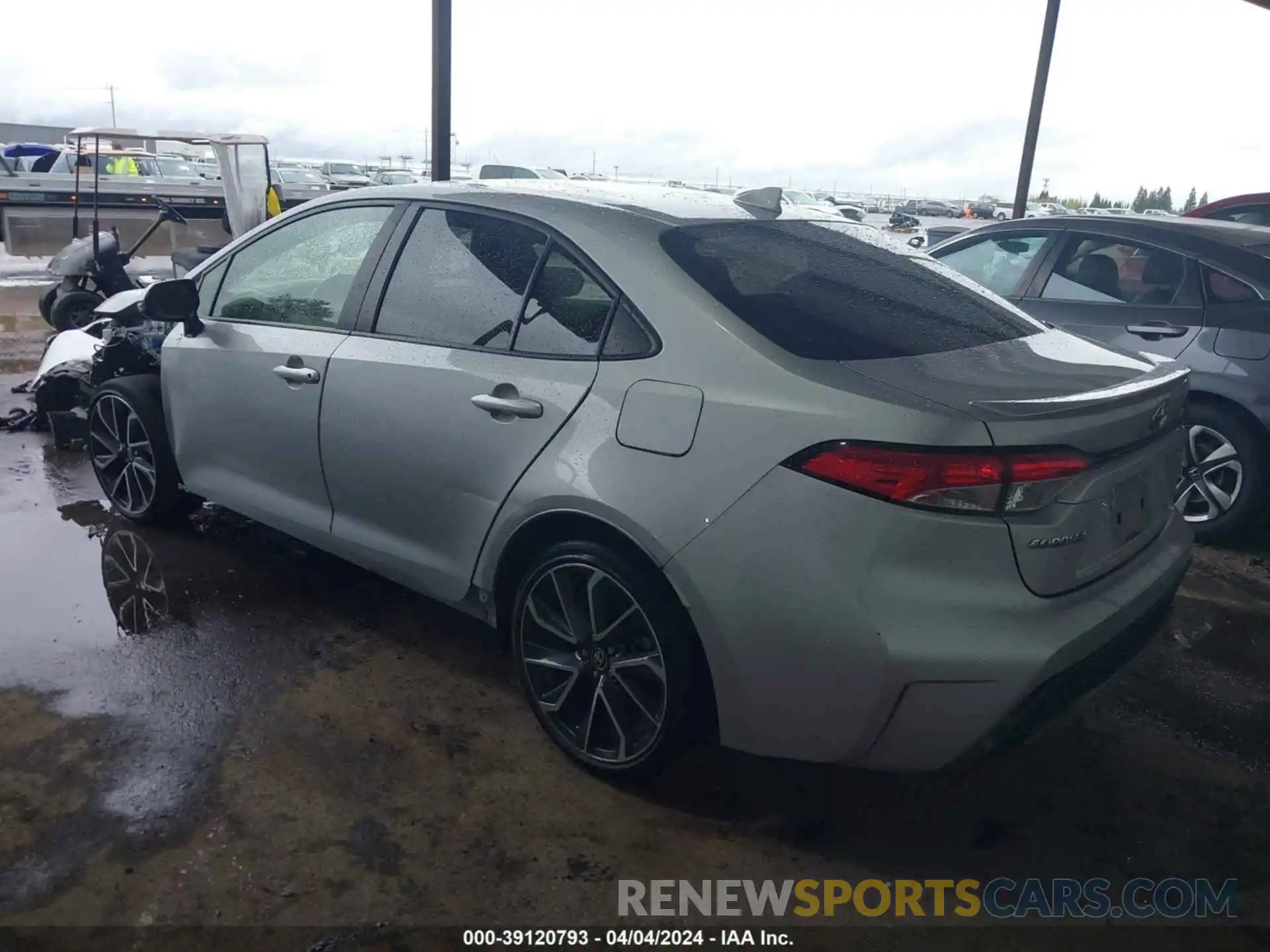 3 Photograph of a damaged car JTDS4MCE8MJ059602 TOYOTA COROLLA 2021