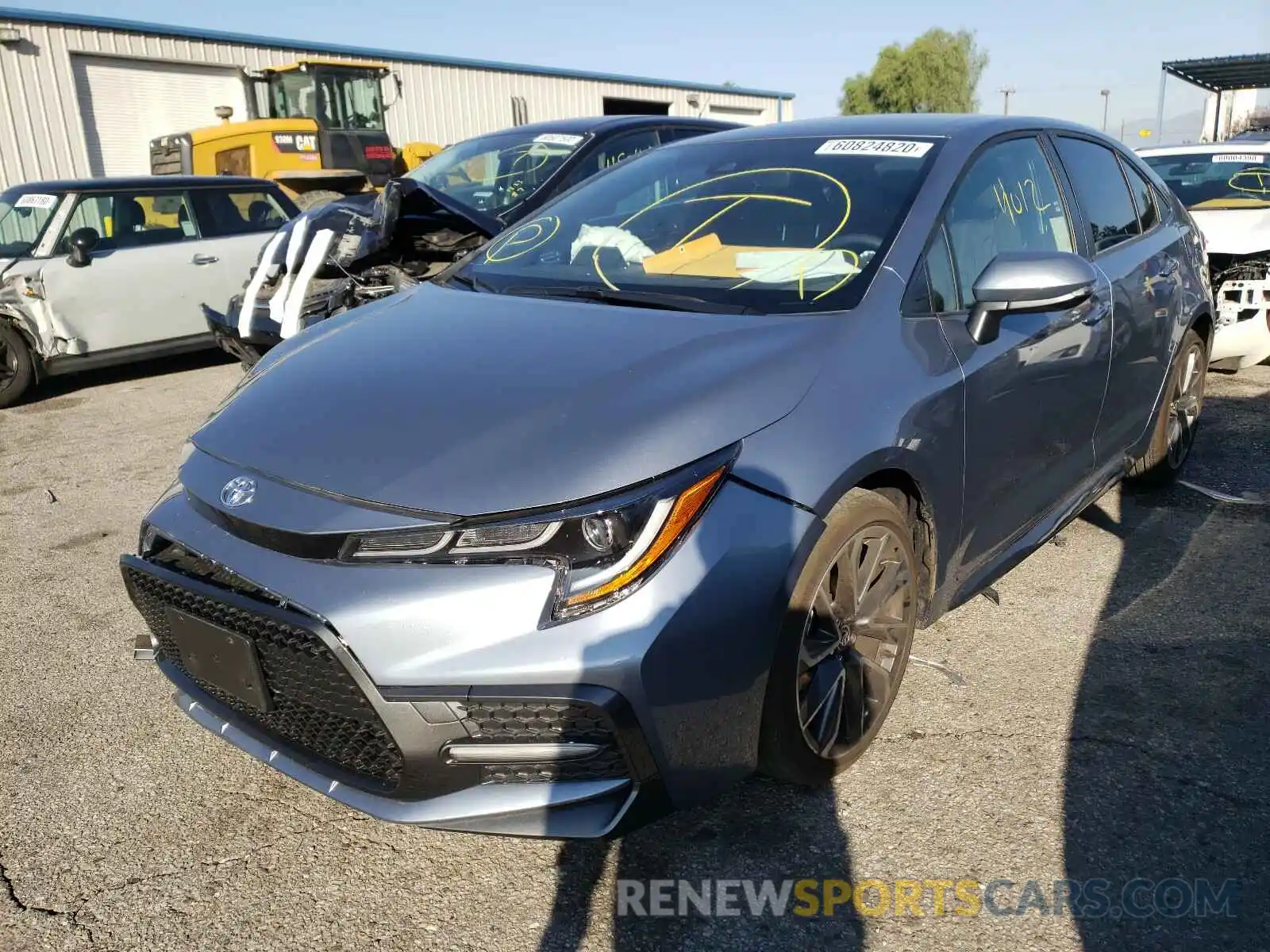 2 Photograph of a damaged car JTDS4MCE8MJ060152 TOYOTA COROLLA 2021