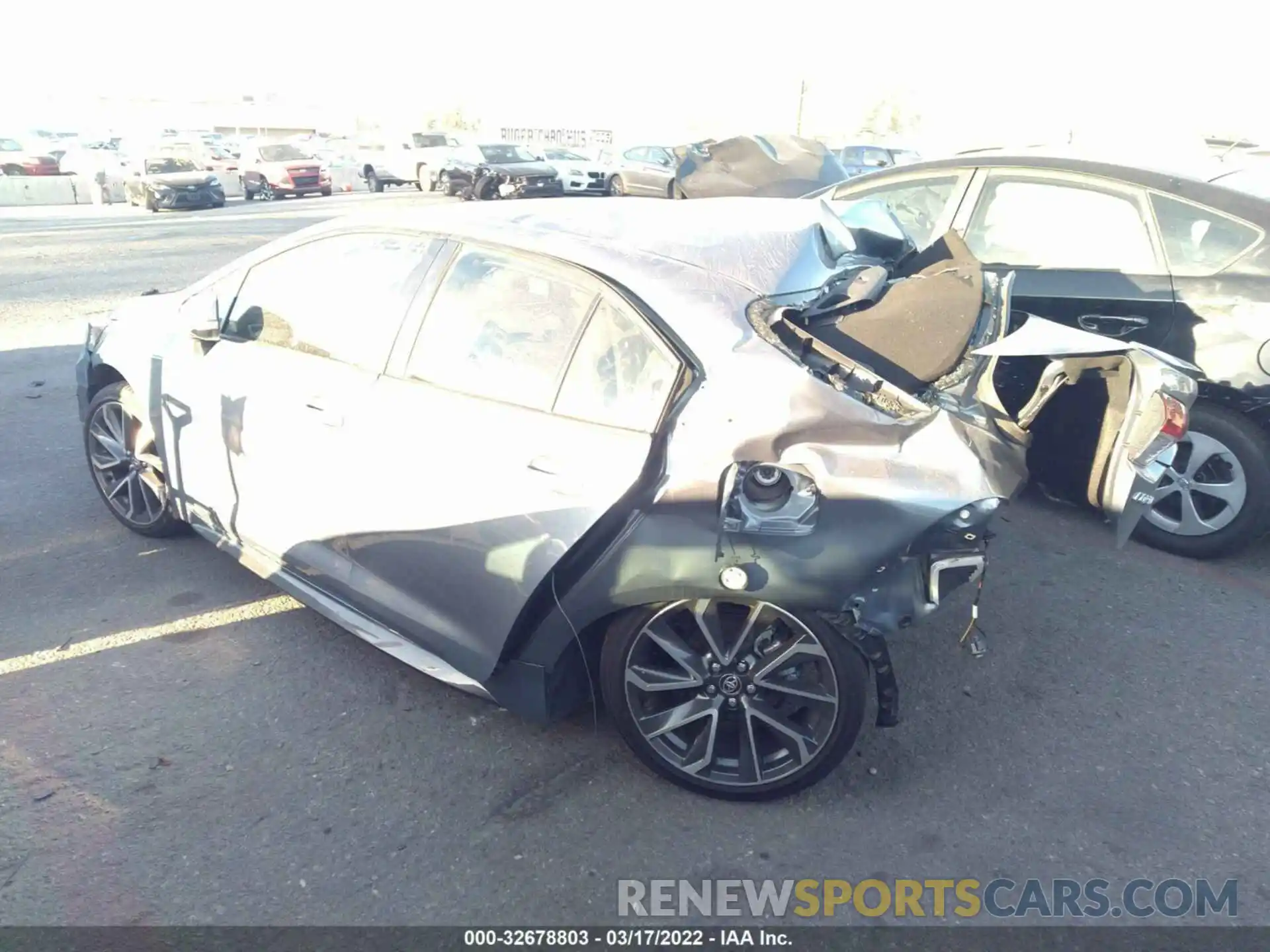 3 Photograph of a damaged car JTDS4MCE8MJ060801 TOYOTA COROLLA 2021