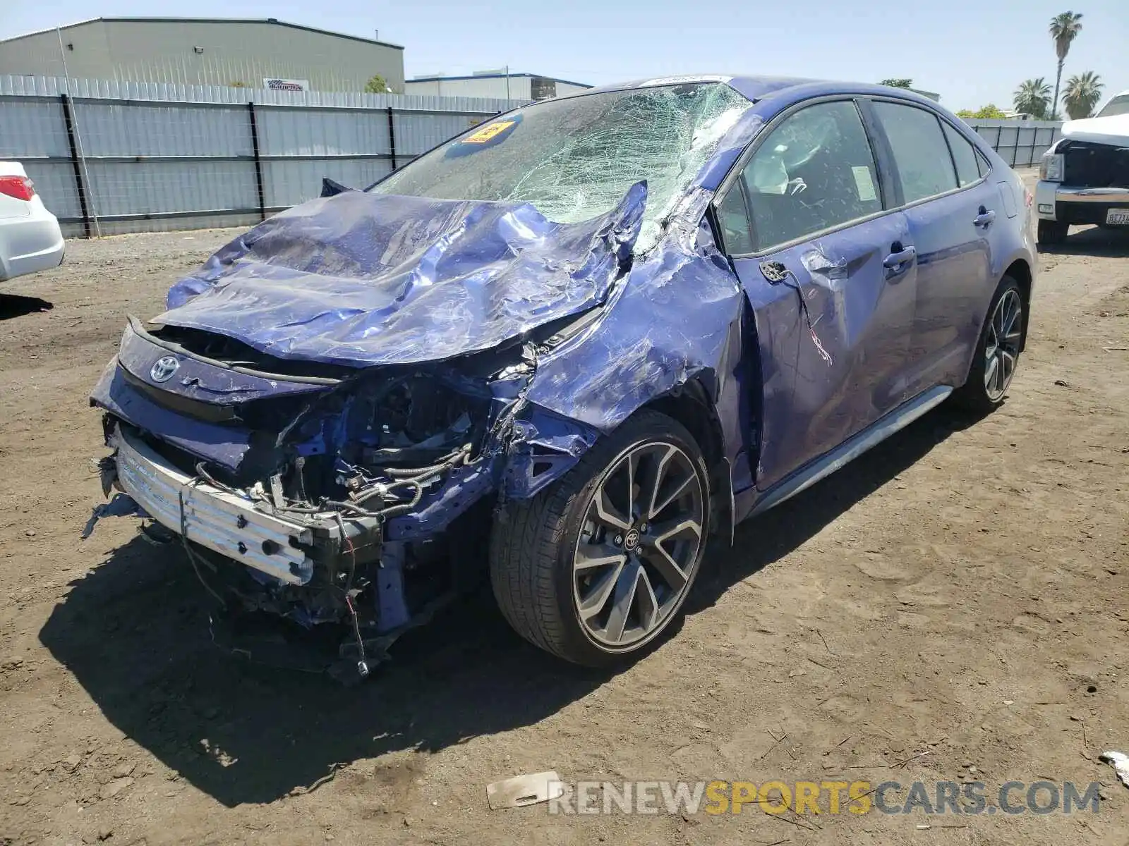 2 Photograph of a damaged car JTDS4MCE8MJ061091 TOYOTA COROLLA 2021