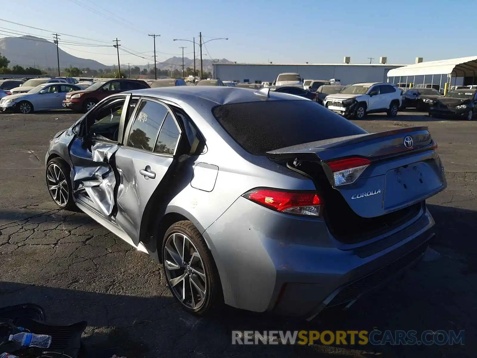 3 Photograph of a damaged car JTDS4MCE8MJ061561 TOYOTA COROLLA 2021