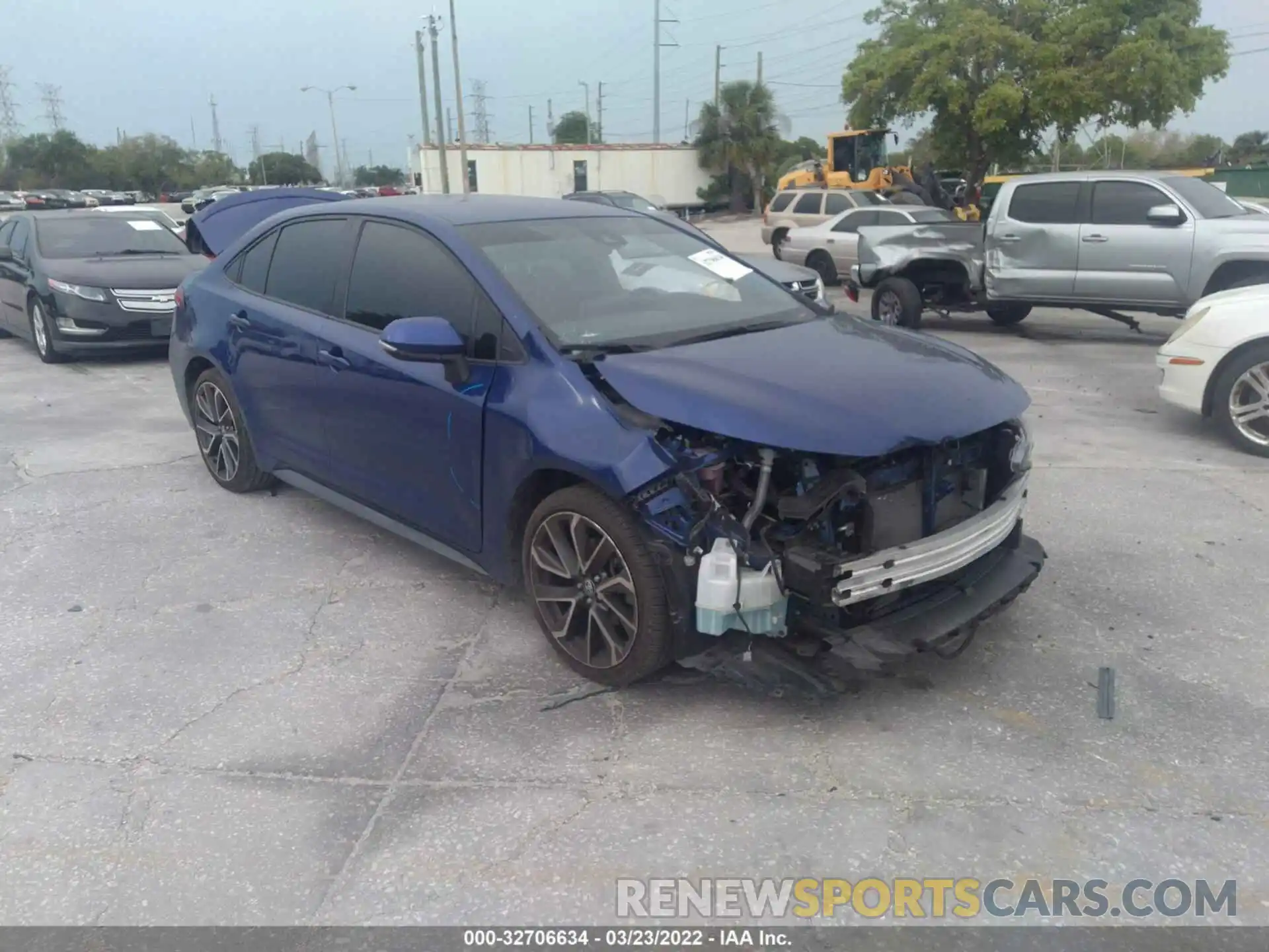 1 Photograph of a damaged car JTDS4MCE8MJ063228 TOYOTA COROLLA 2021