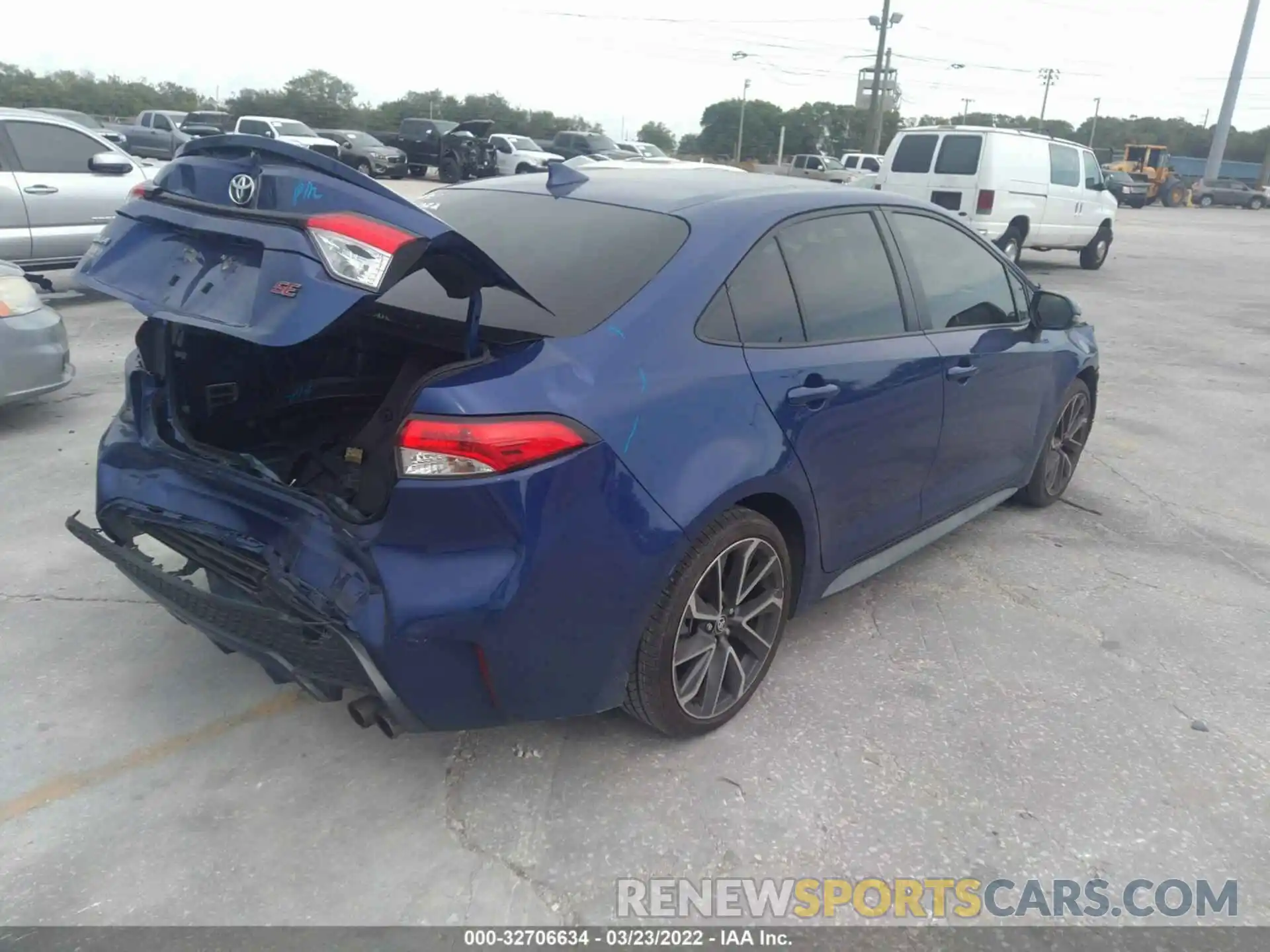 4 Photograph of a damaged car JTDS4MCE8MJ063228 TOYOTA COROLLA 2021