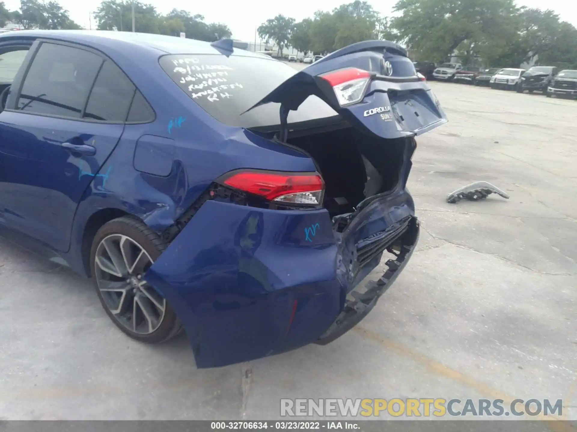 6 Photograph of a damaged car JTDS4MCE8MJ063228 TOYOTA COROLLA 2021