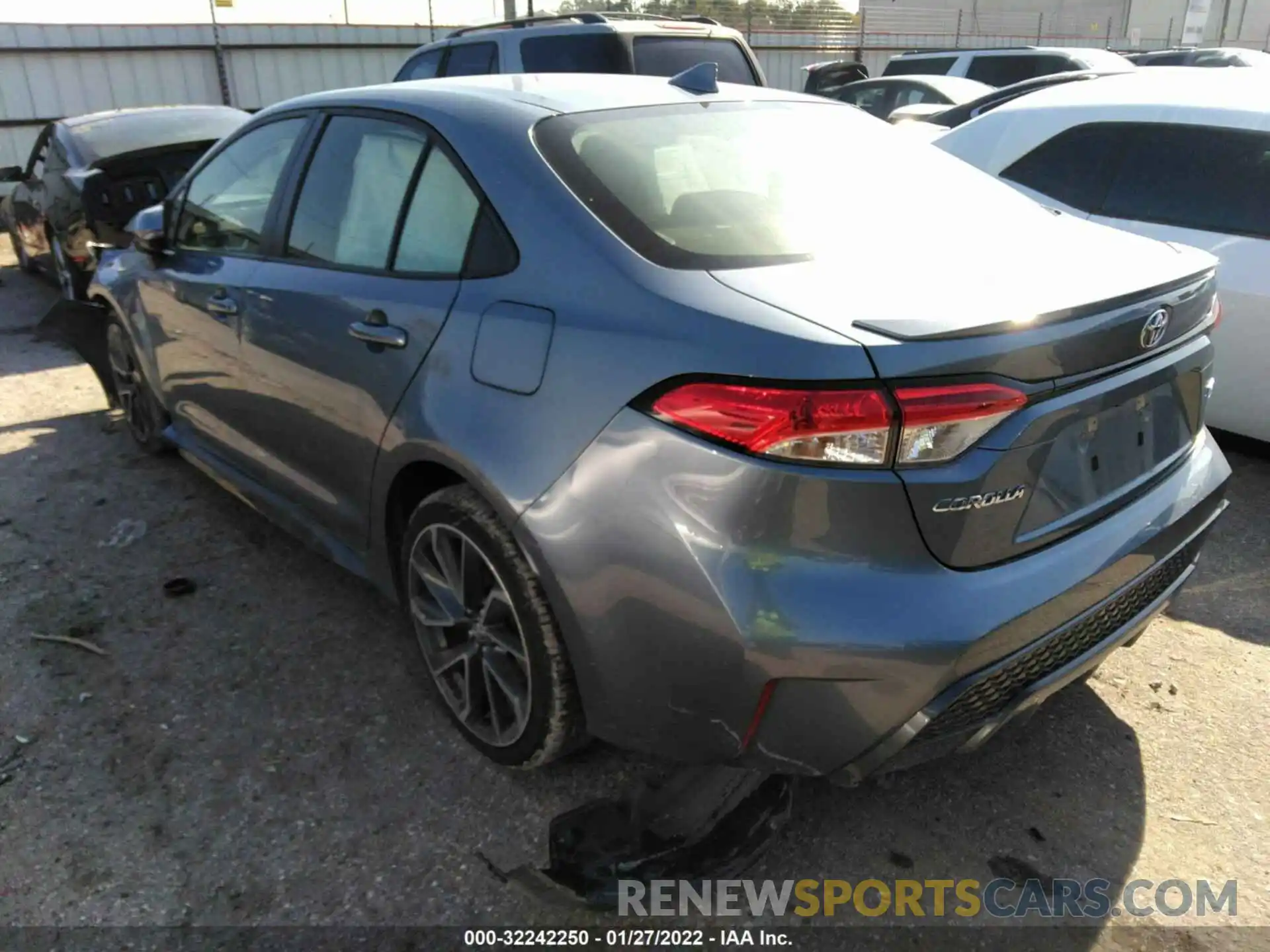 3 Photograph of a damaged car JTDS4MCE8MJ063309 TOYOTA COROLLA 2021