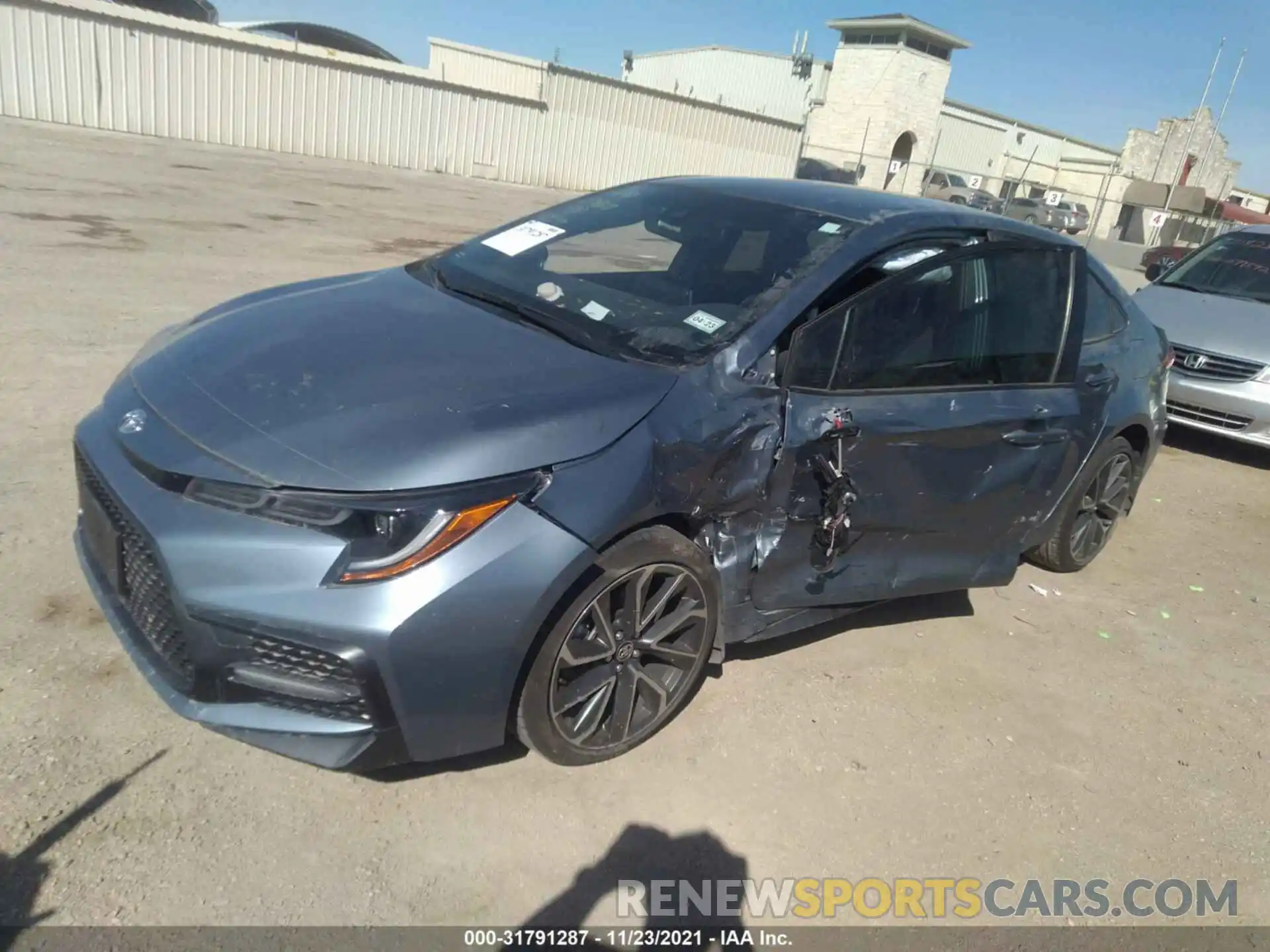 2 Photograph of a damaged car JTDS4MCE8MJ063519 TOYOTA COROLLA 2021