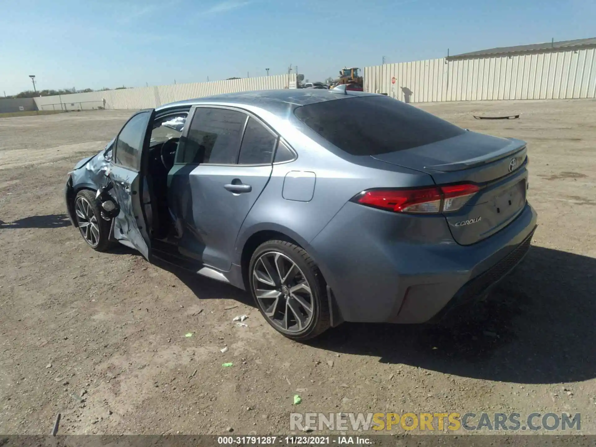 3 Photograph of a damaged car JTDS4MCE8MJ063519 TOYOTA COROLLA 2021