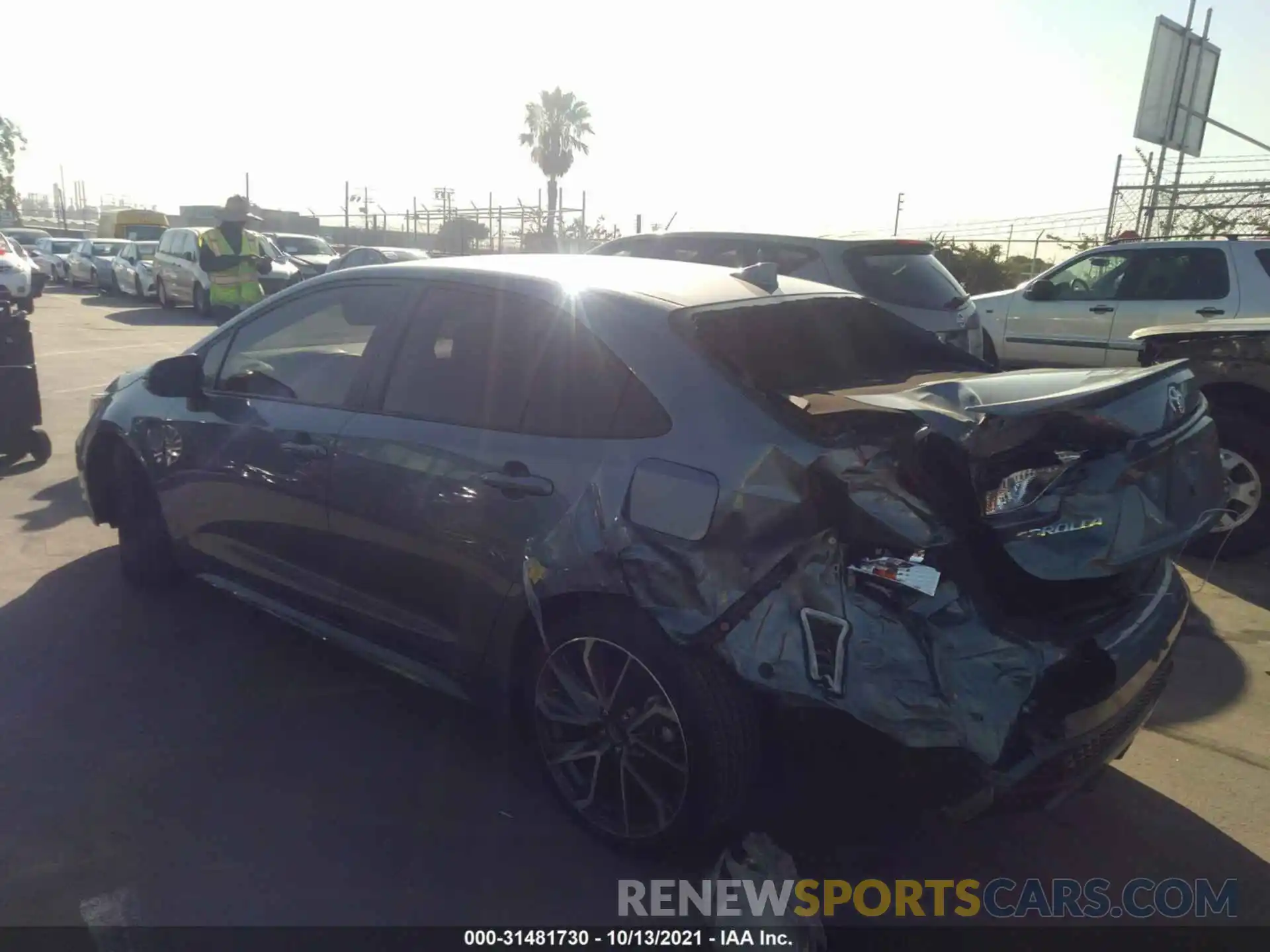 3 Photograph of a damaged car JTDS4MCE8MJ064170 TOYOTA COROLLA 2021