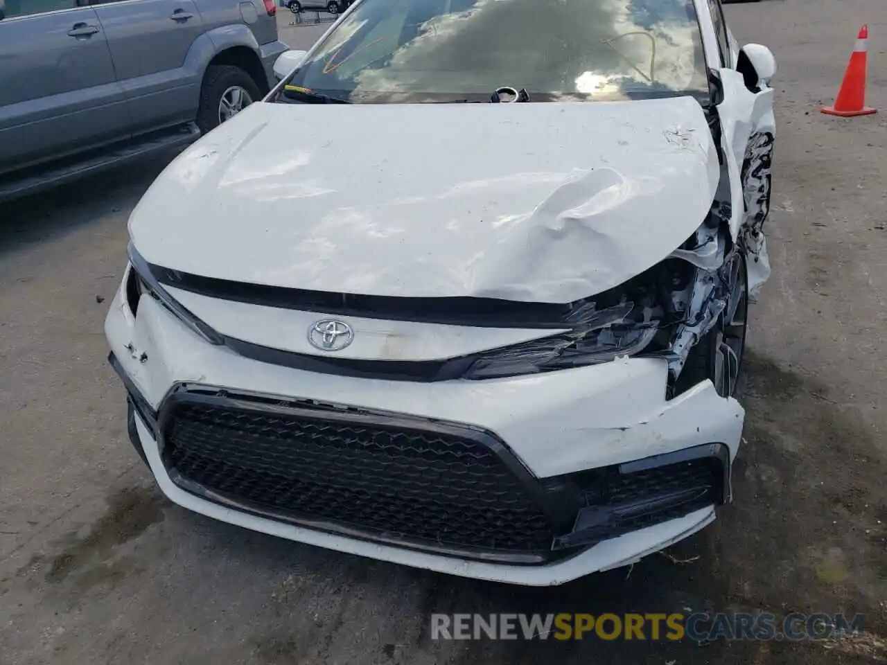 9 Photograph of a damaged car JTDS4MCE8MJ064346 TOYOTA COROLLA 2021