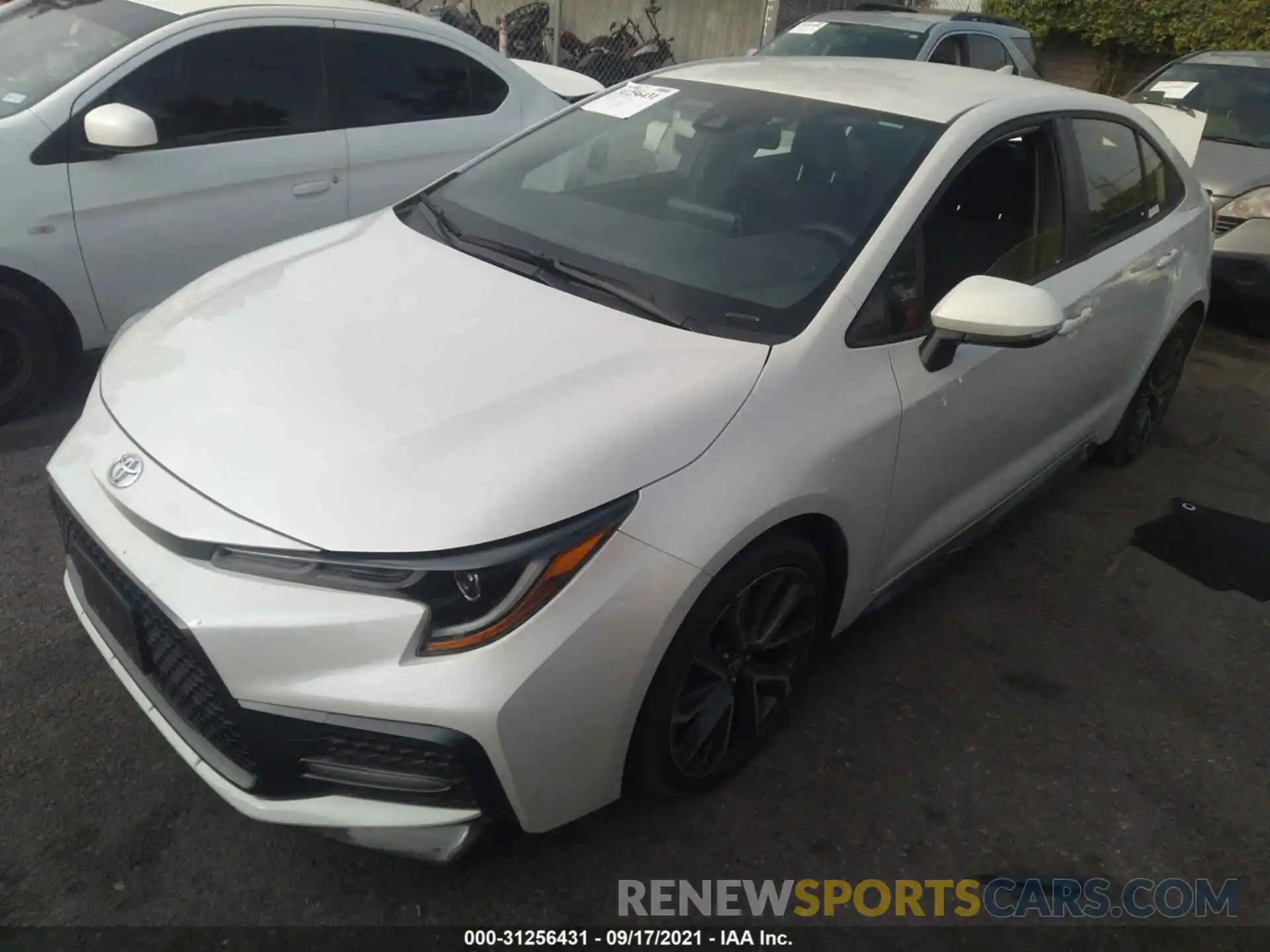 2 Photograph of a damaged car JTDS4MCE8MJ064461 TOYOTA COROLLA 2021