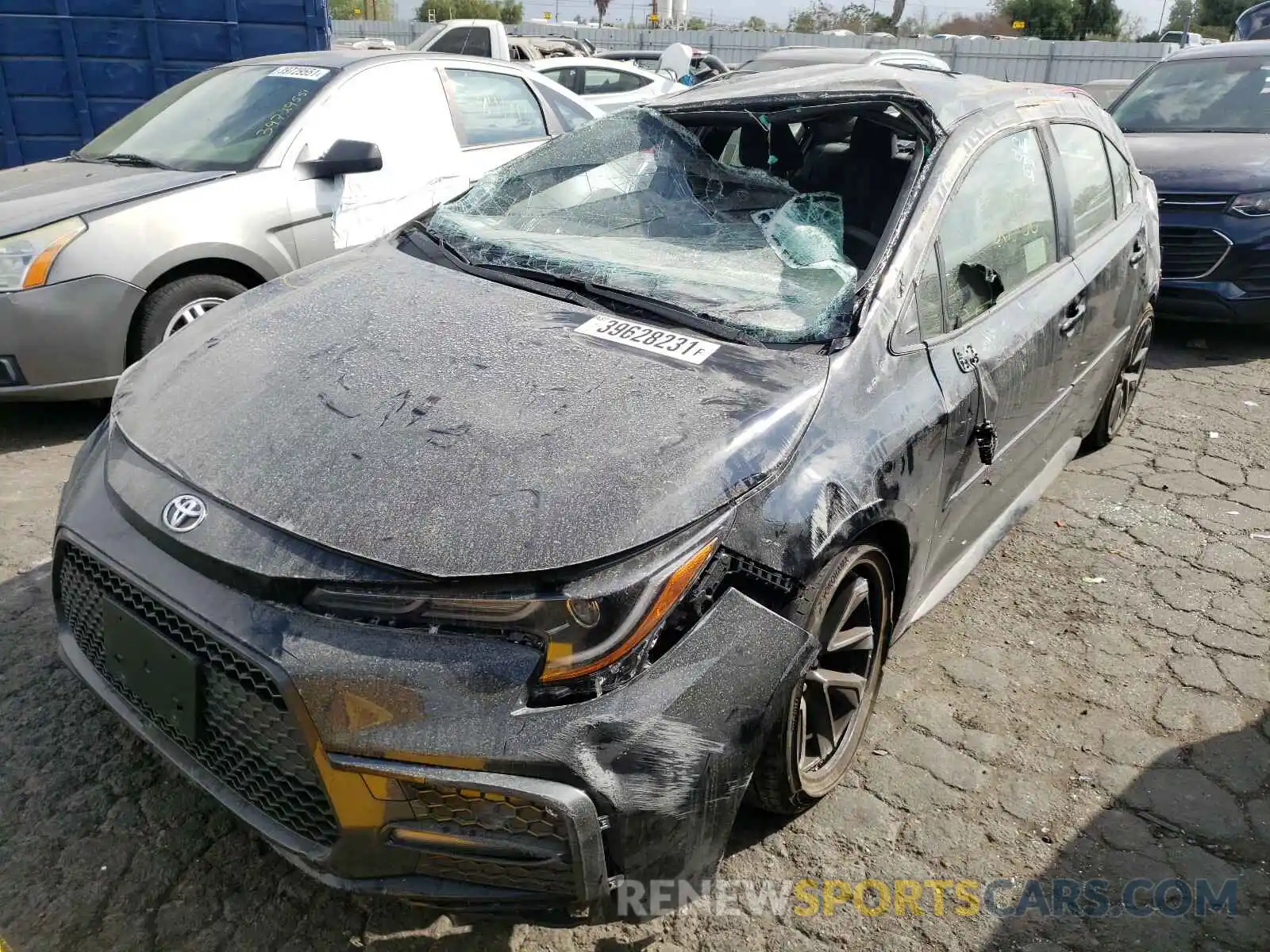 2 Photograph of a damaged car JTDS4MCE8MJ065996 TOYOTA COROLLA 2021