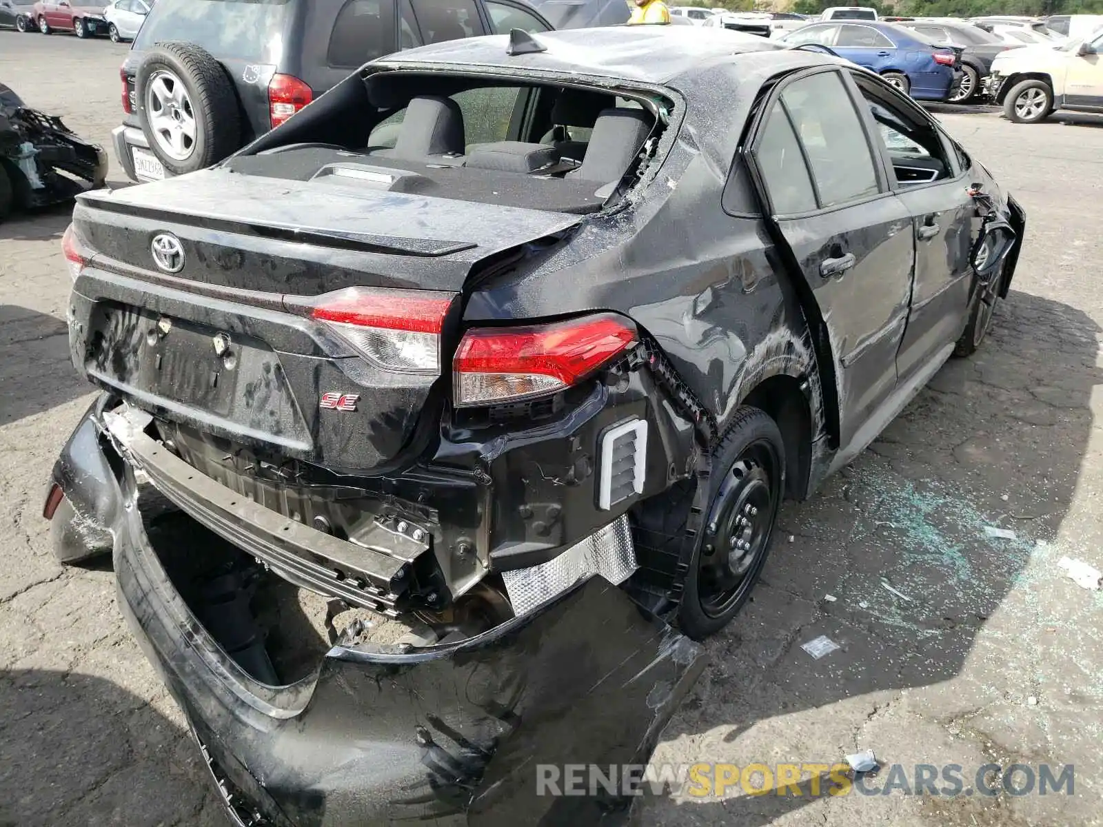 4 Photograph of a damaged car JTDS4MCE8MJ065996 TOYOTA COROLLA 2021