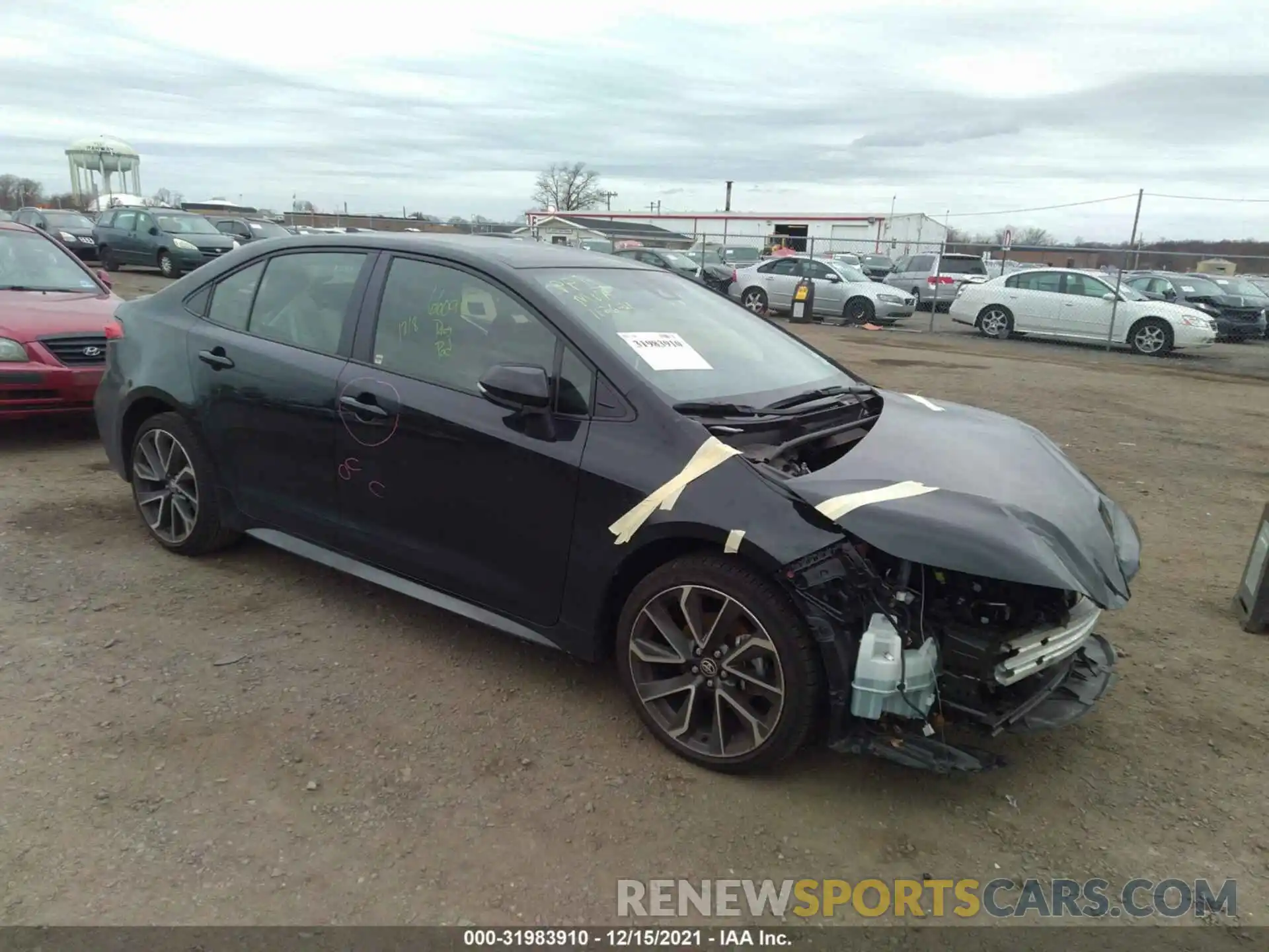 1 Photograph of a damaged car JTDS4MCE8MJ066808 TOYOTA COROLLA 2021