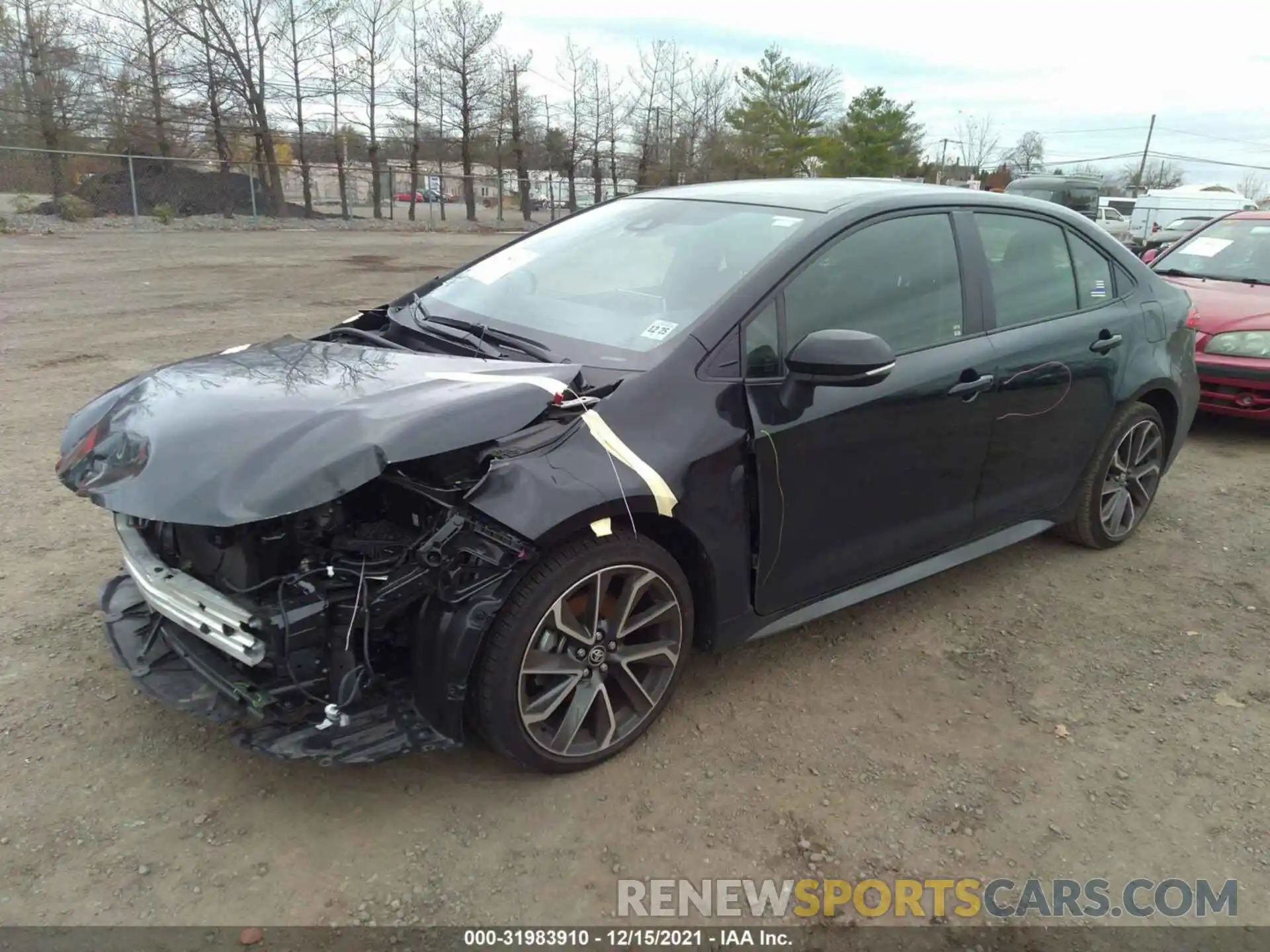 2 Photograph of a damaged car JTDS4MCE8MJ066808 TOYOTA COROLLA 2021