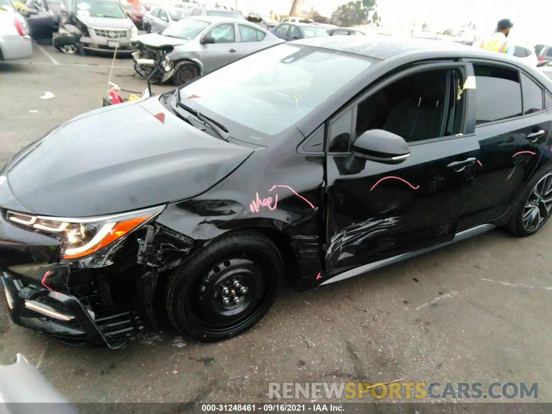 6 Photograph of a damaged car JTDS4MCE8MJ072544 TOYOTA COROLLA 2021