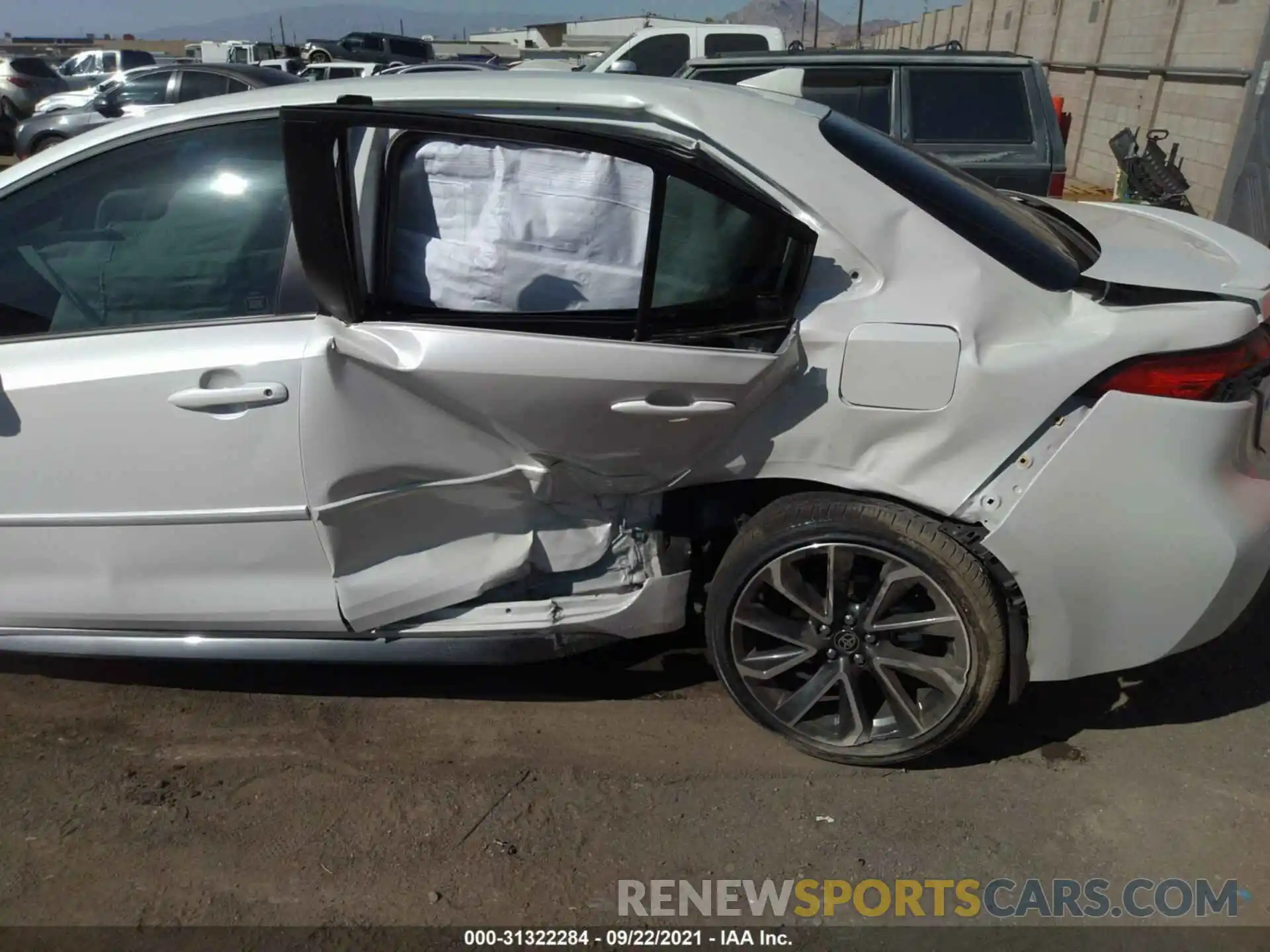 6 Photograph of a damaged car JTDS4MCE8MJ072818 TOYOTA COROLLA 2021