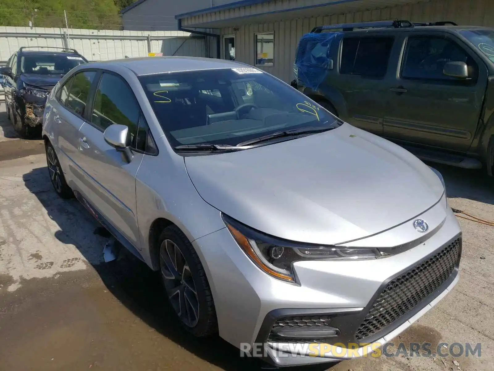 1 Photograph of a damaged car JTDS4MCE8MJ073449 TOYOTA COROLLA 2021