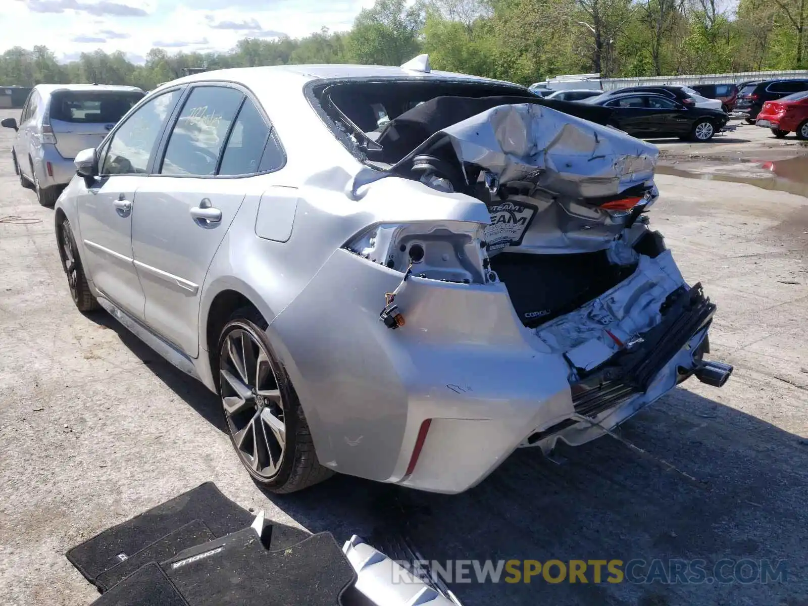 3 Photograph of a damaged car JTDS4MCE8MJ073449 TOYOTA COROLLA 2021