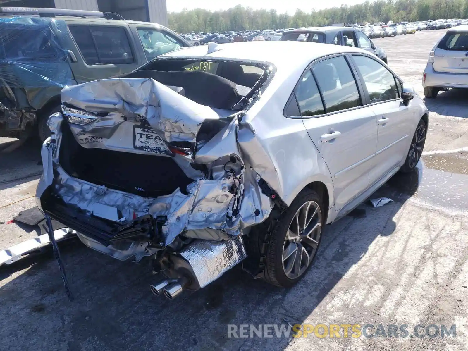 4 Photograph of a damaged car JTDS4MCE8MJ073449 TOYOTA COROLLA 2021