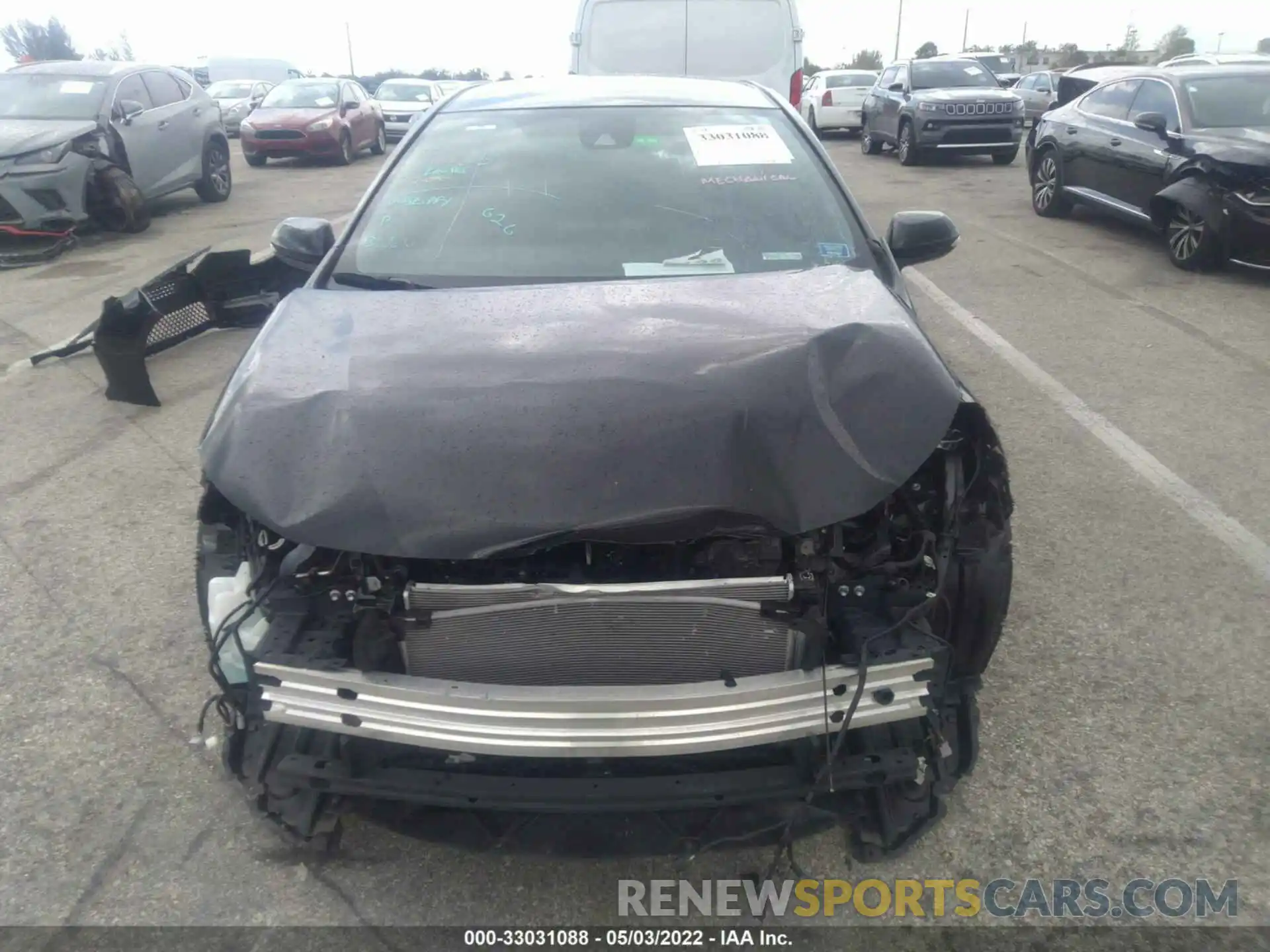 6 Photograph of a damaged car JTDS4MCE8MJ073726 TOYOTA COROLLA 2021